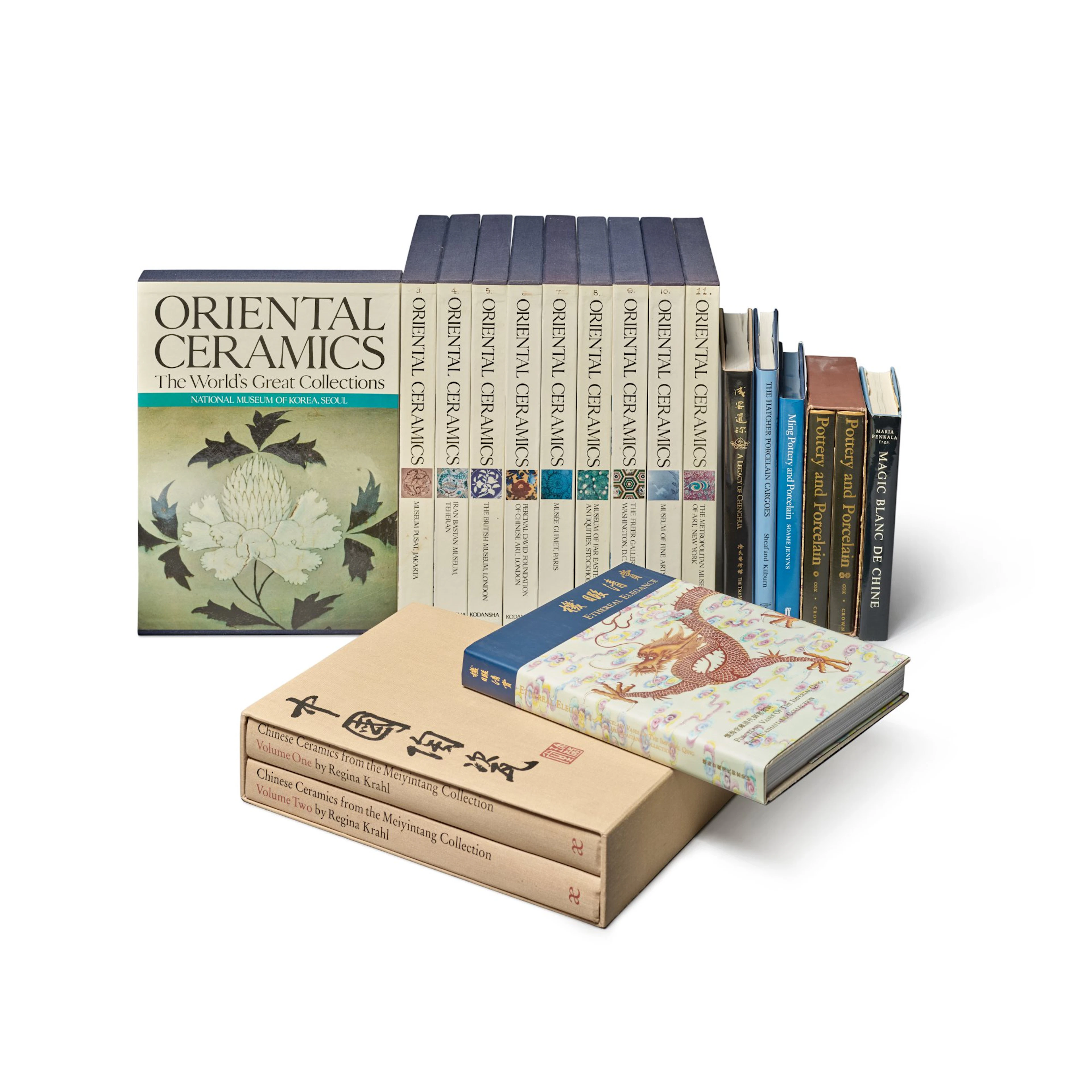 A group of nineteen reference books on Chinese ceramics | 中國陶瓷參考書籍一組十九本