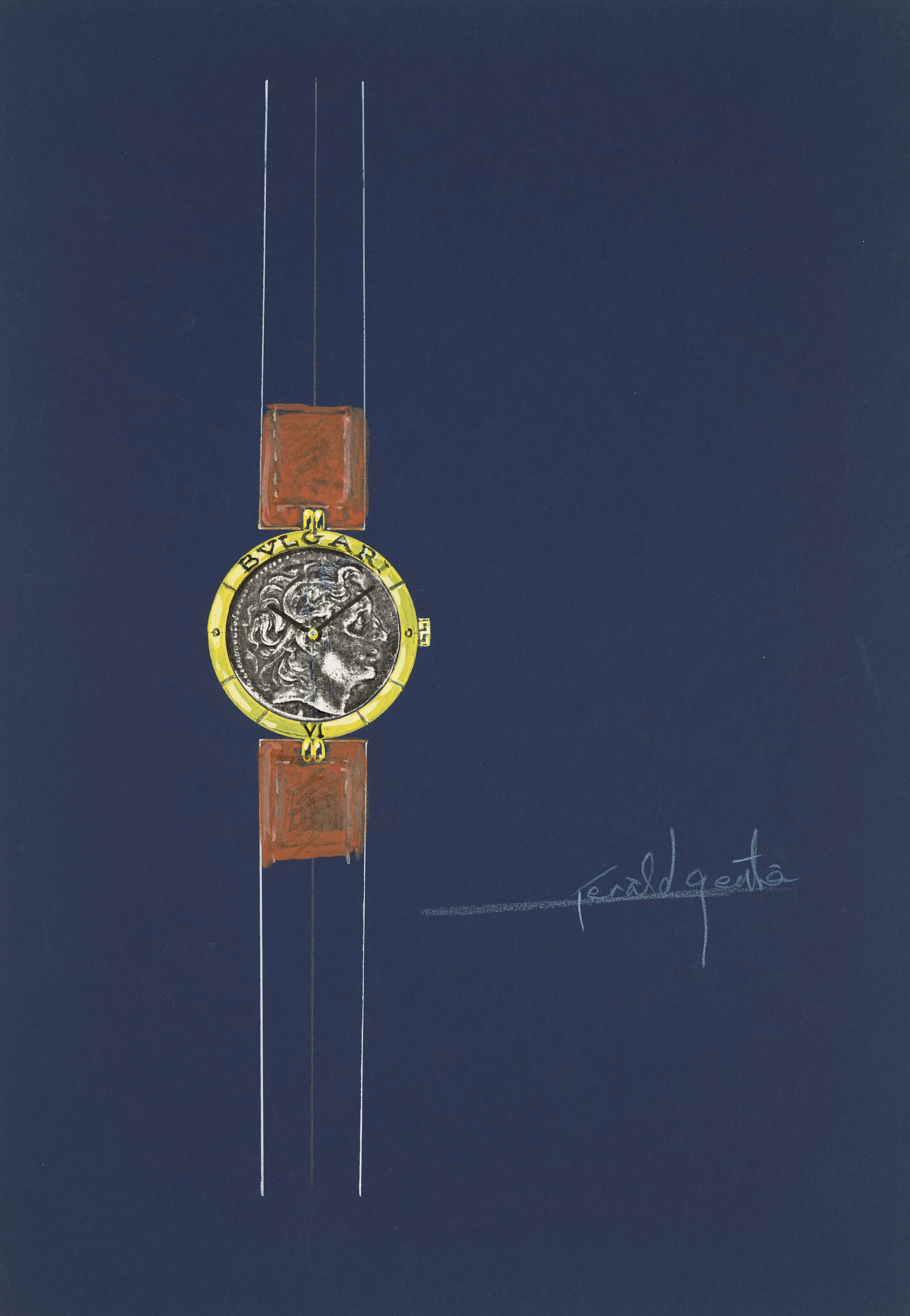 An original prototype design of wristwatch with accompanying NFT, Circa 1976