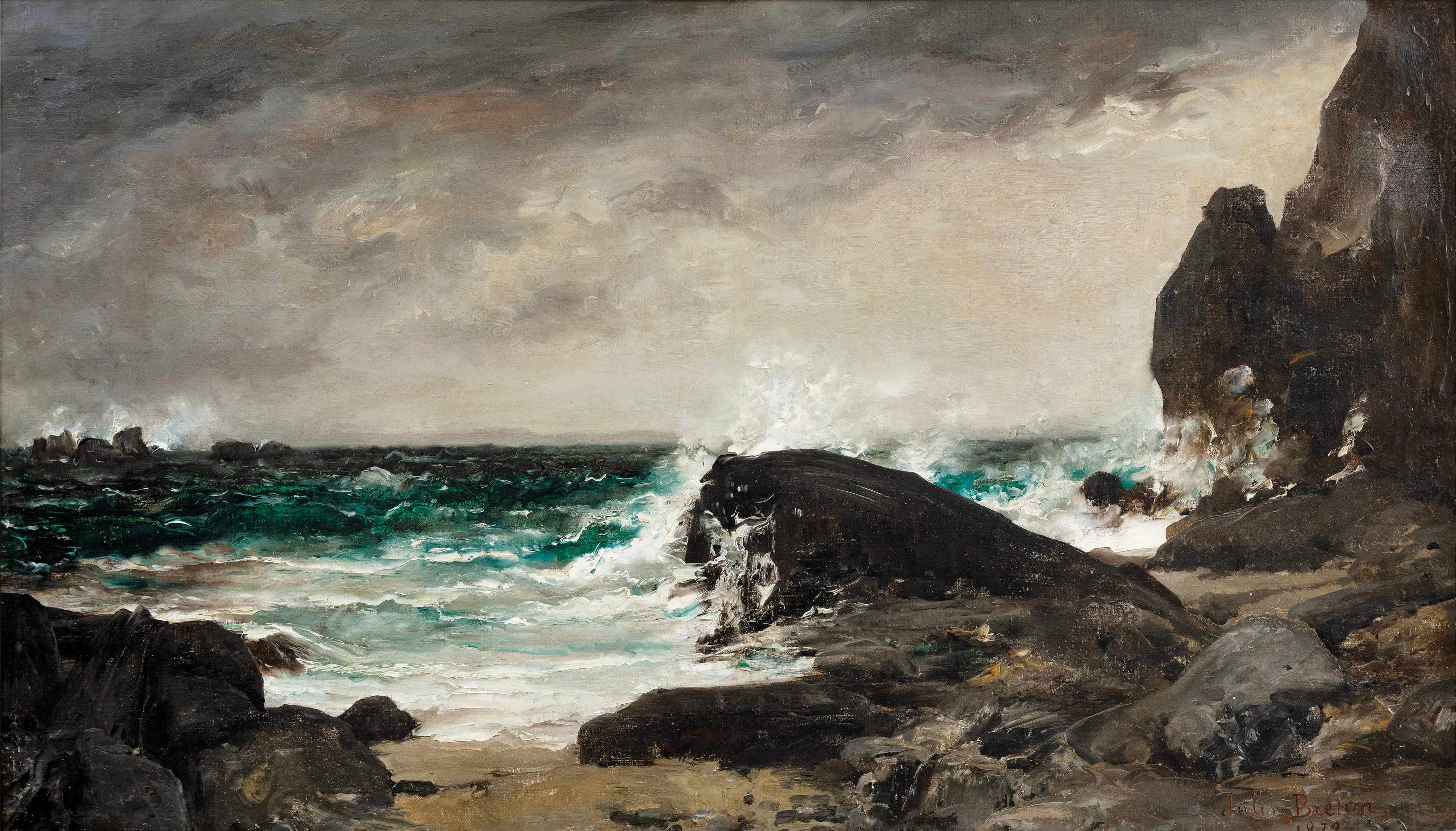 A Storm on the coast | Tempête sur la côte