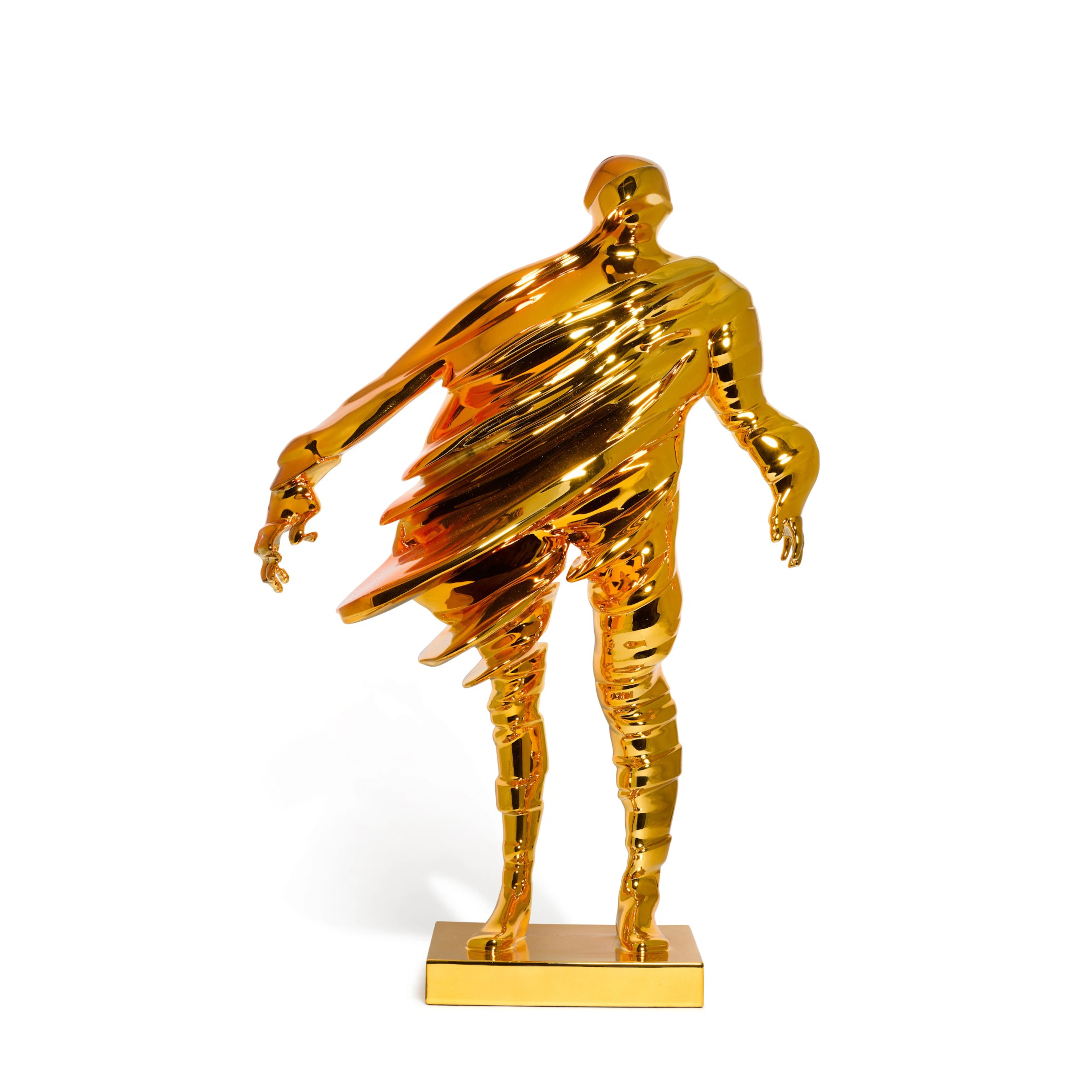 Sideways Saw Figure (Gold Chrome)