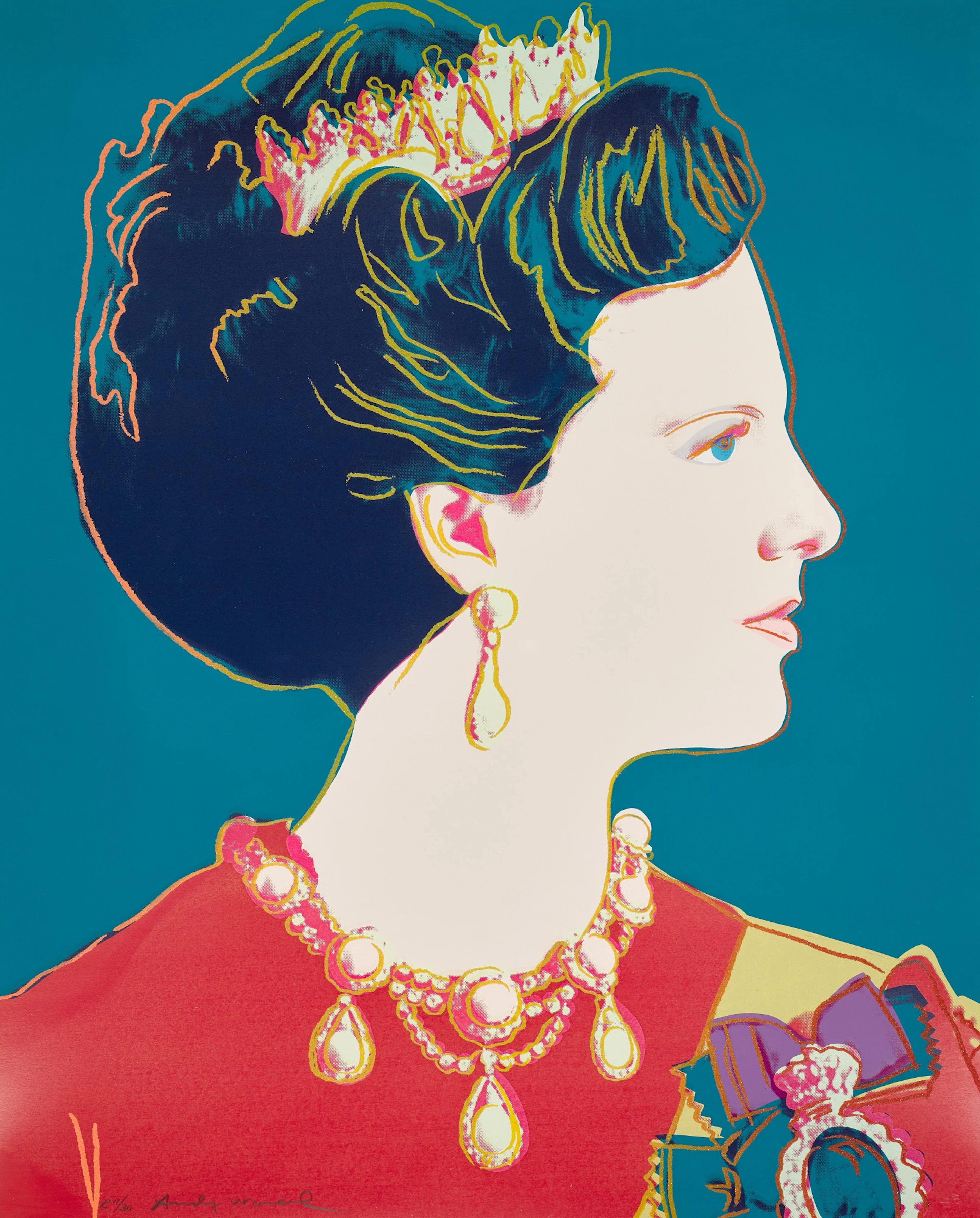 Queen Margrethe II of Denmark (F. & S. II.343A)