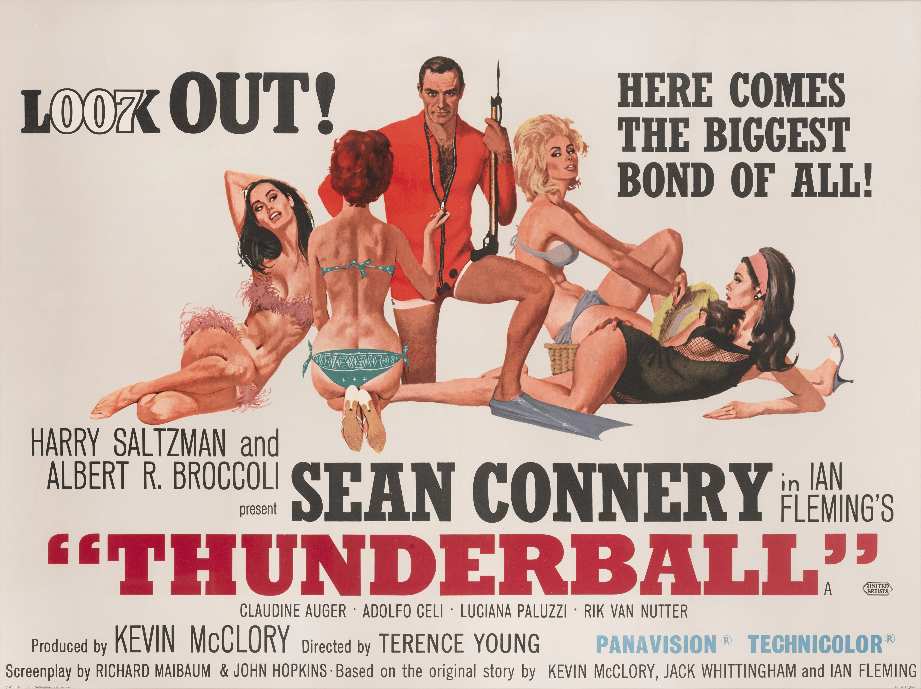 Thunderball (1965), poster, British