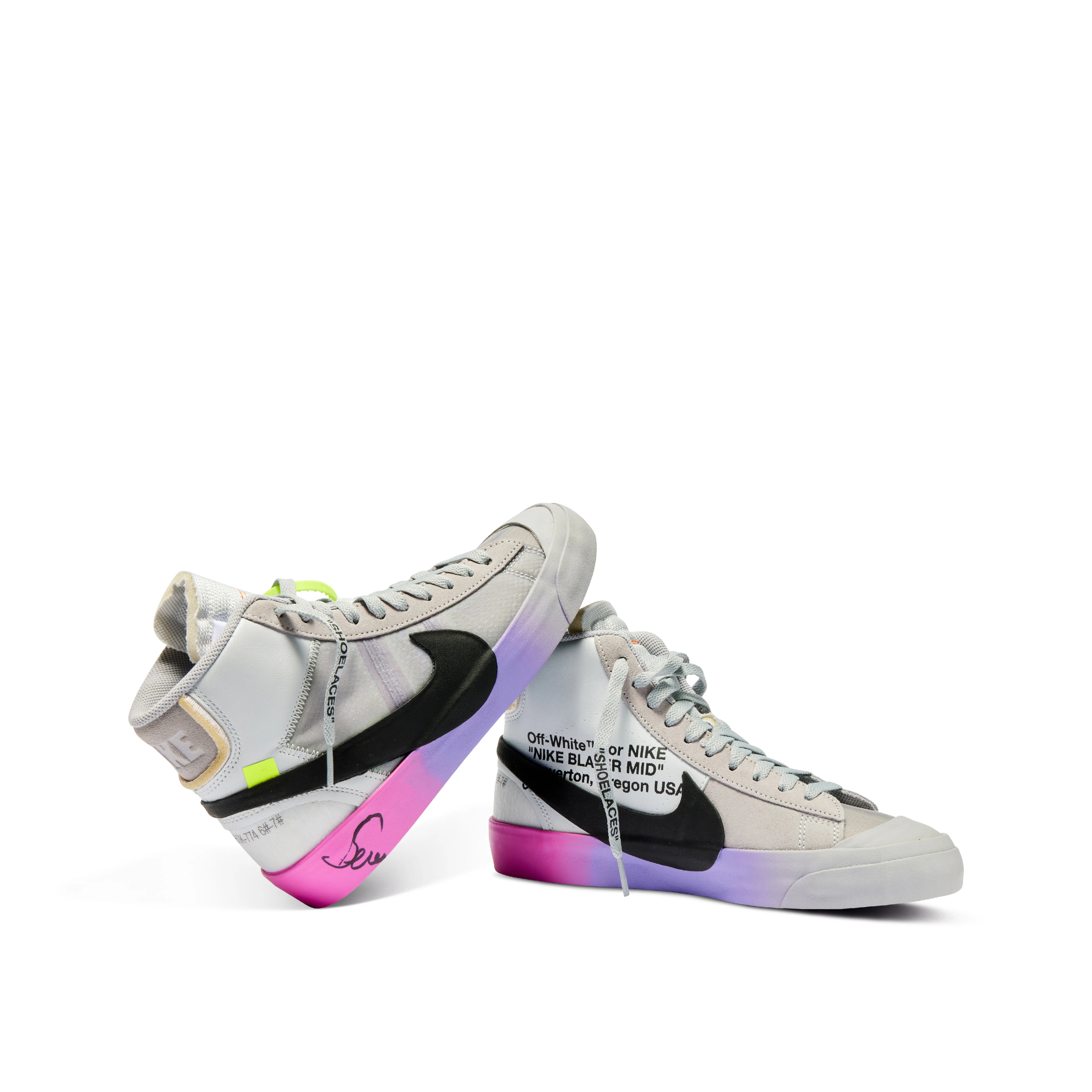 Serena Williams Signed Nike x Off-White Blazer Mid...
