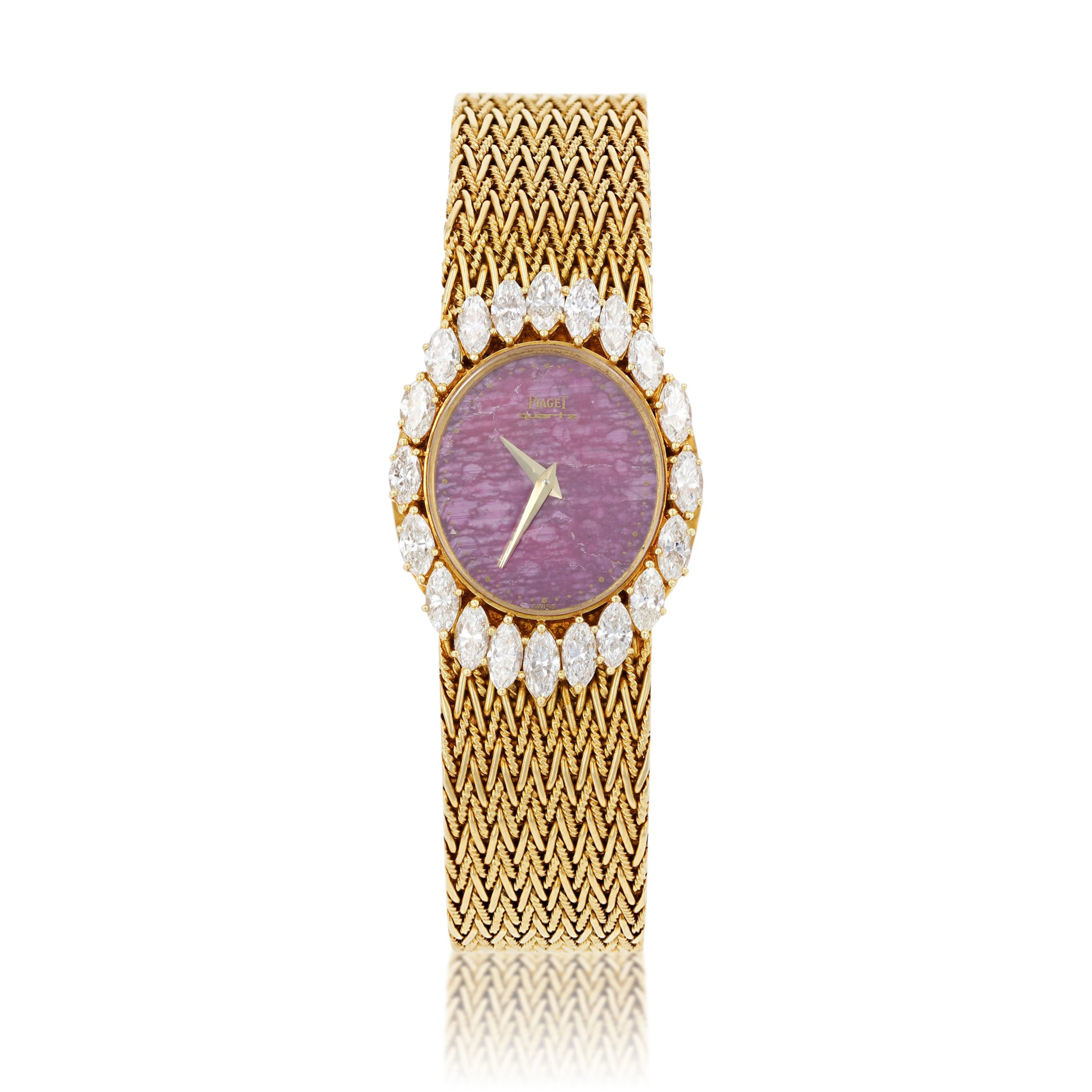 Piaget | Montre bracelet de dame rubis or et diamants |...