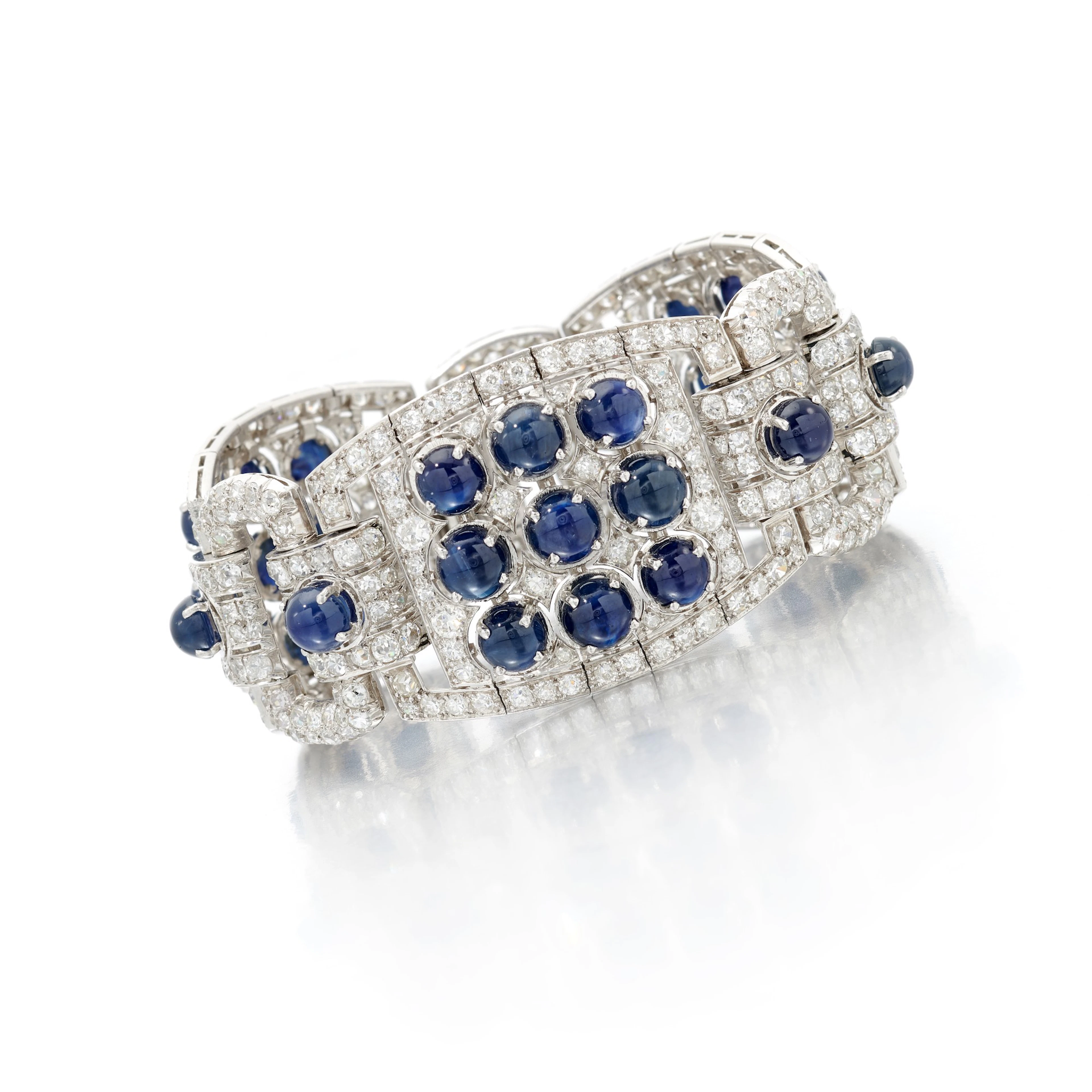 Sapphire and diamond bracelet (Bracciale con diamanti e zaffiri)