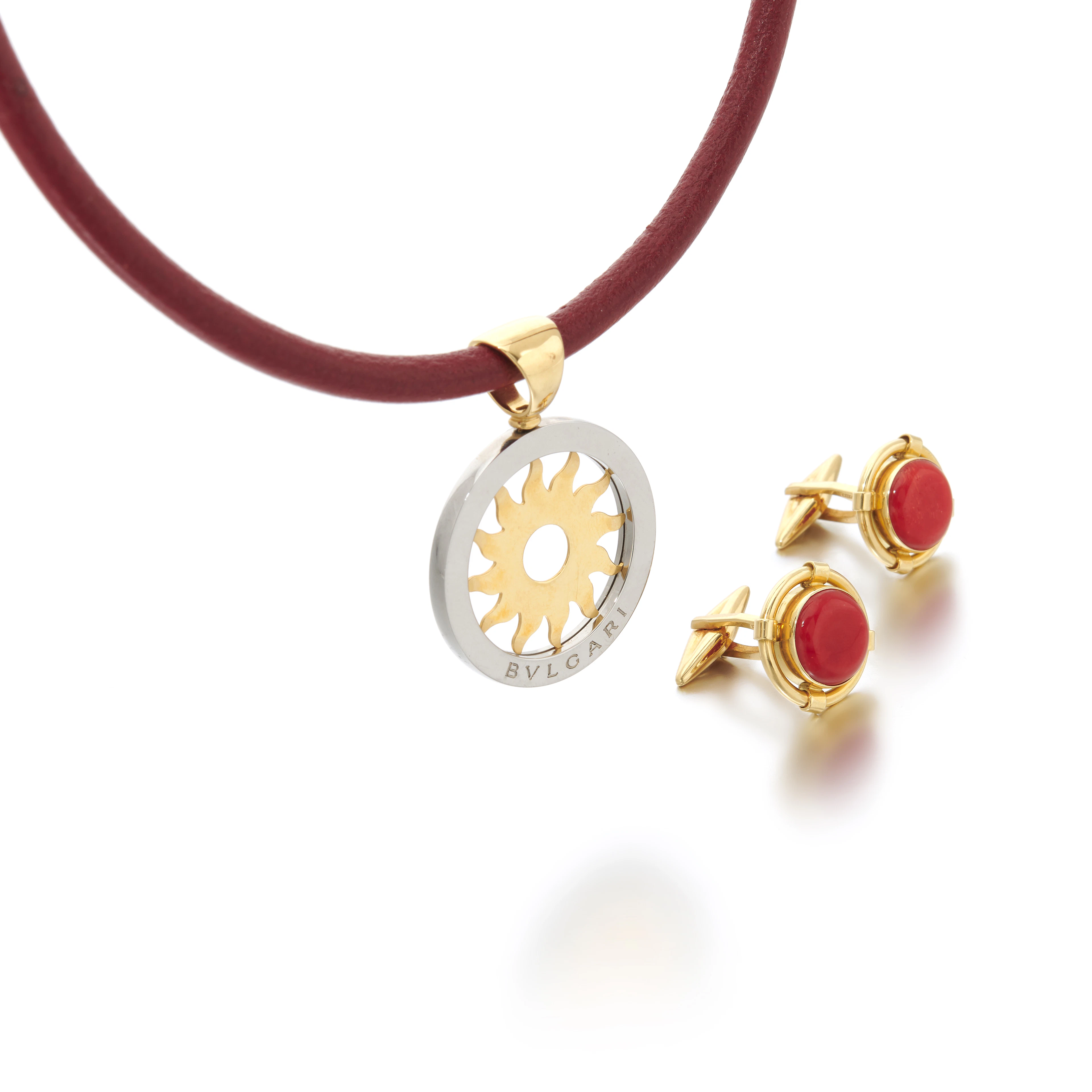 Bulgari, Gold and steel necklace