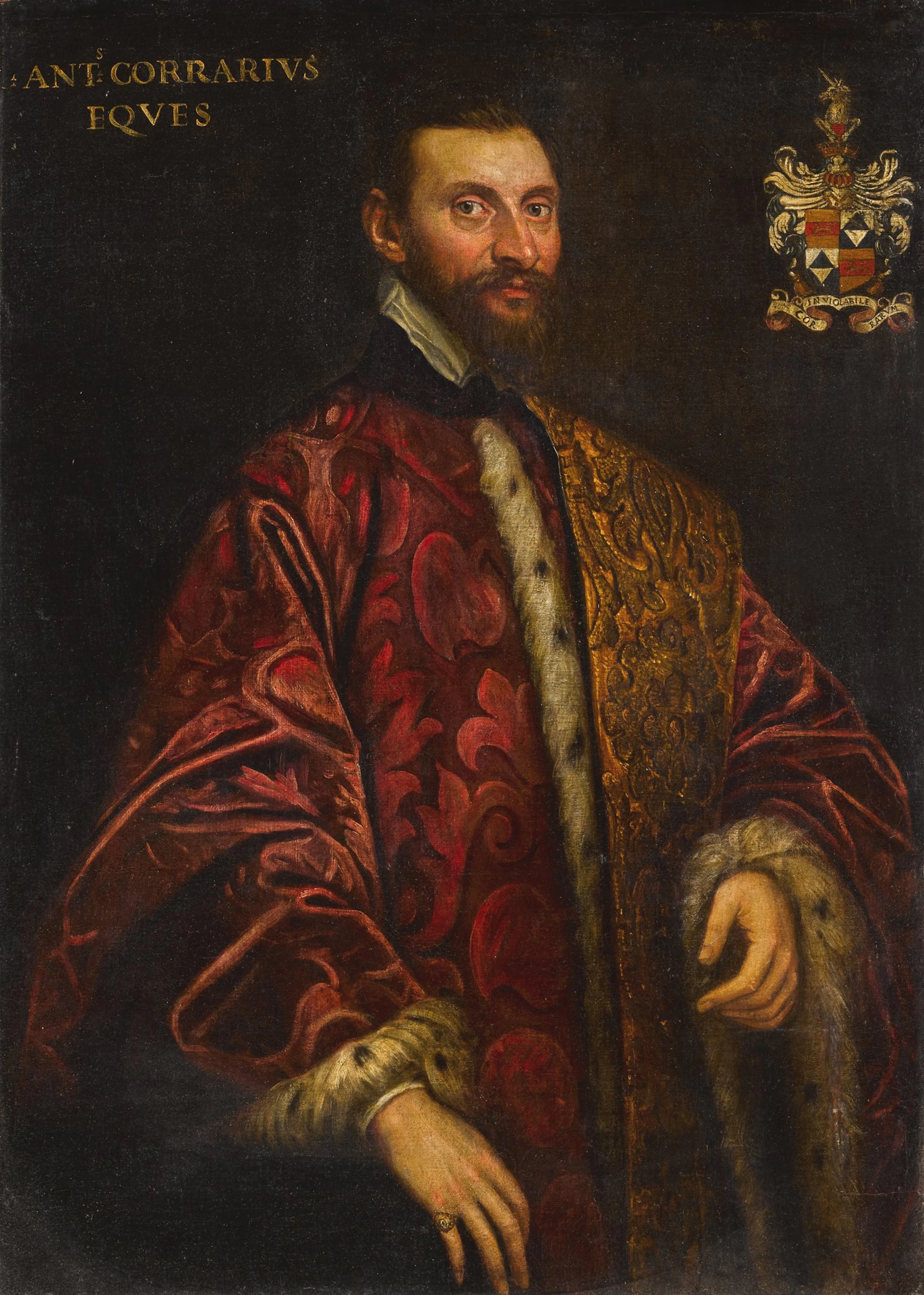 Portrait of a Venetian Senator, possibly Marc Antonio Correr