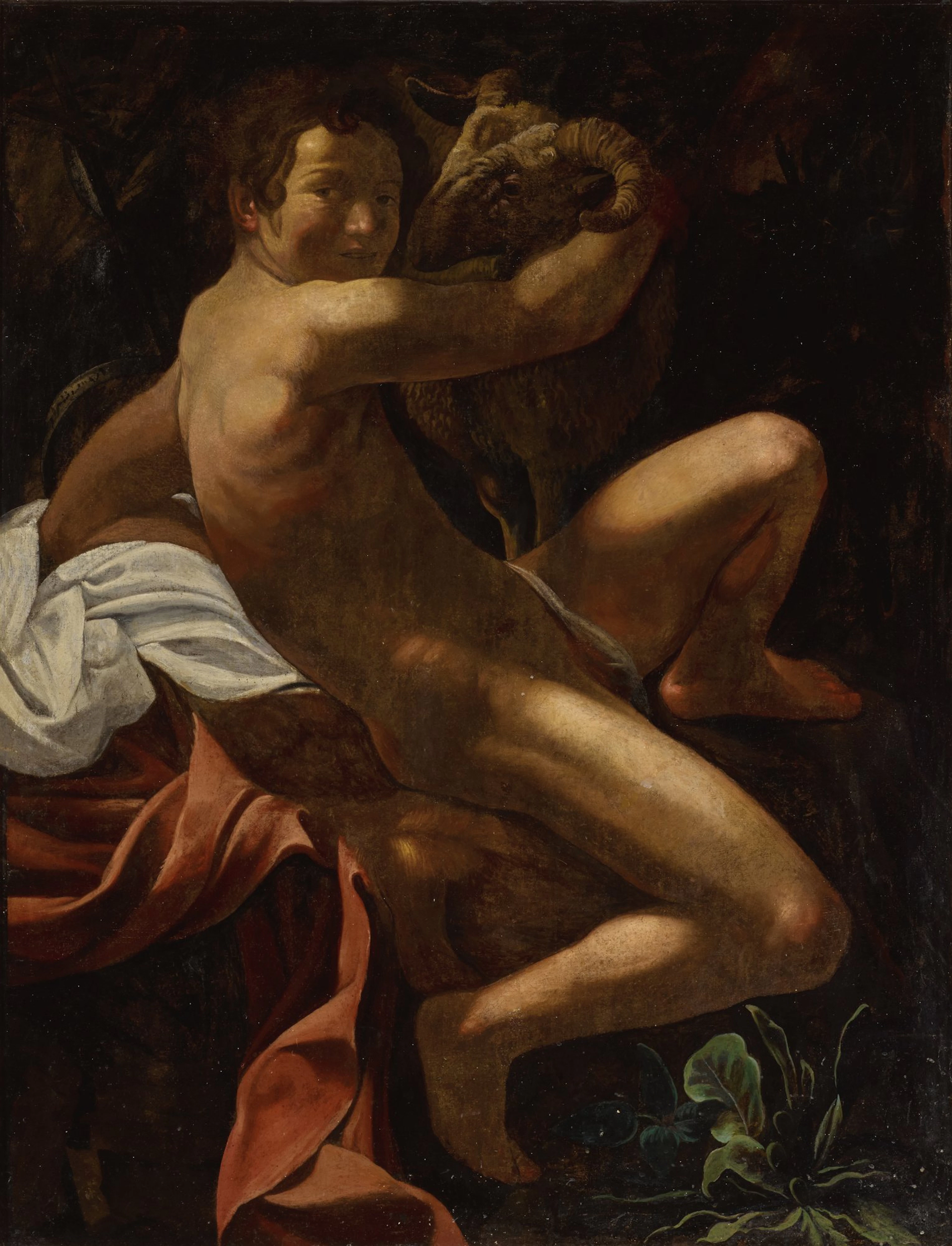 Saint John the Baptist with a ram