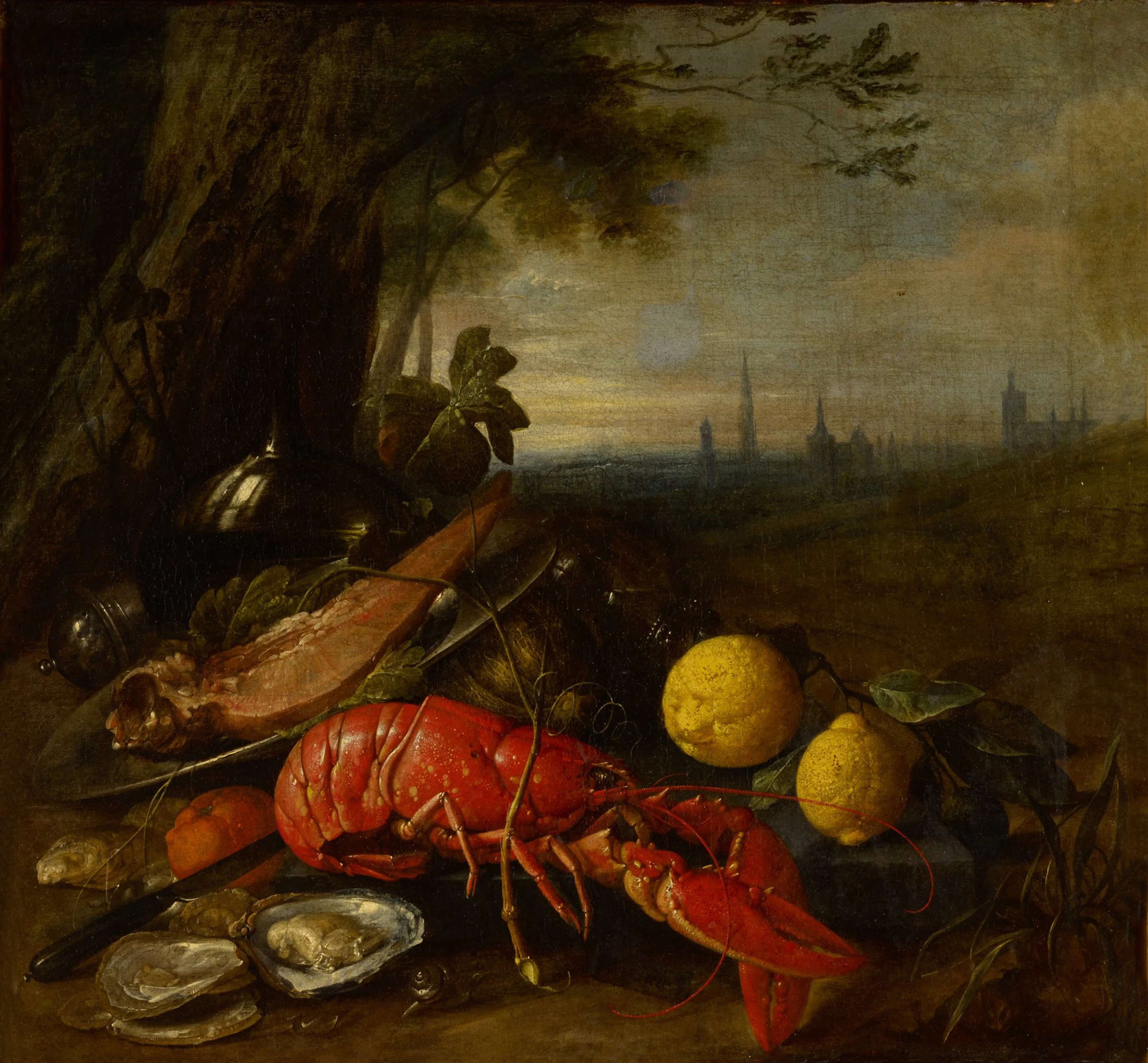 Still life of a lobster