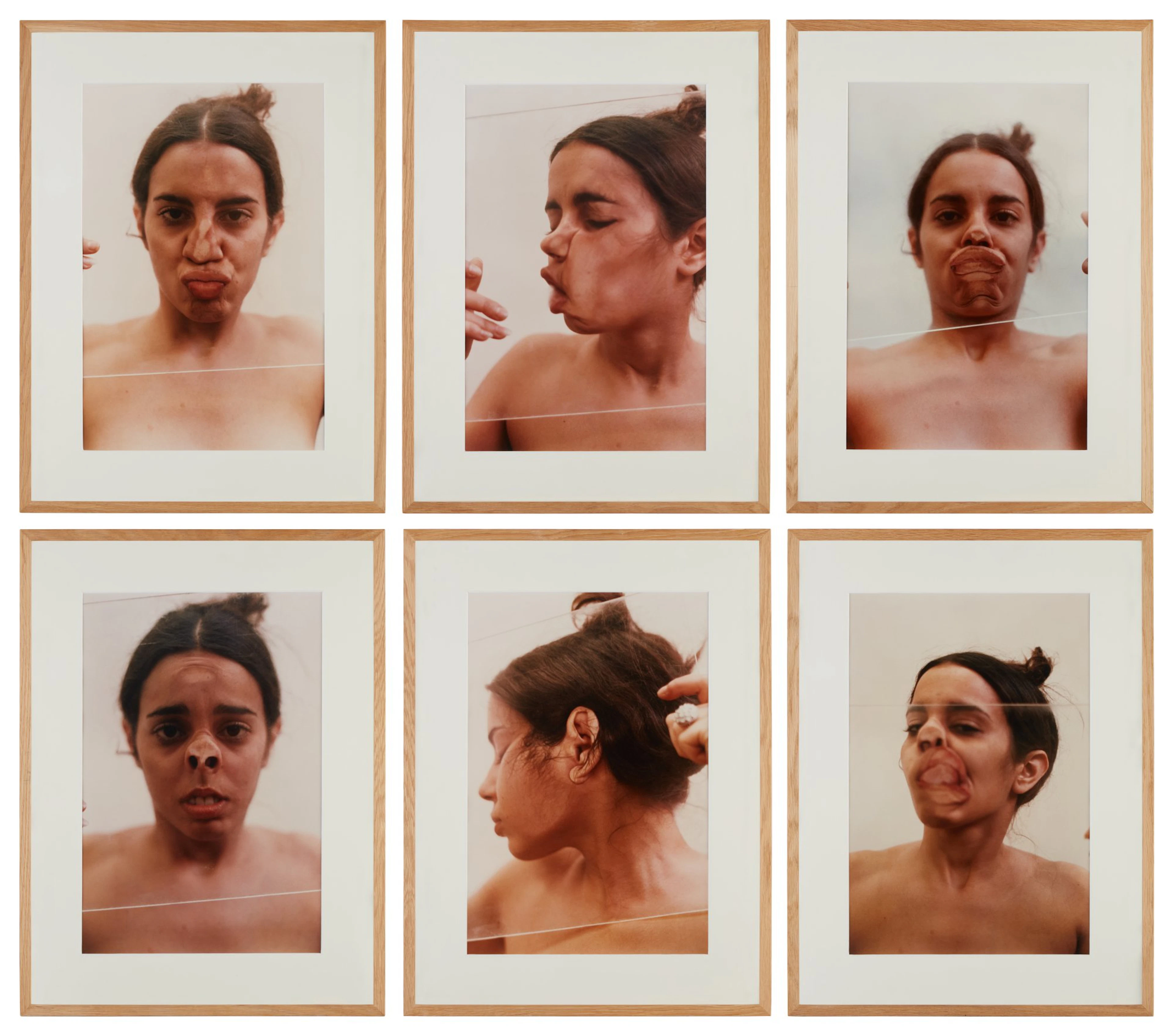 Untitled (Glass on Body Imprints)
