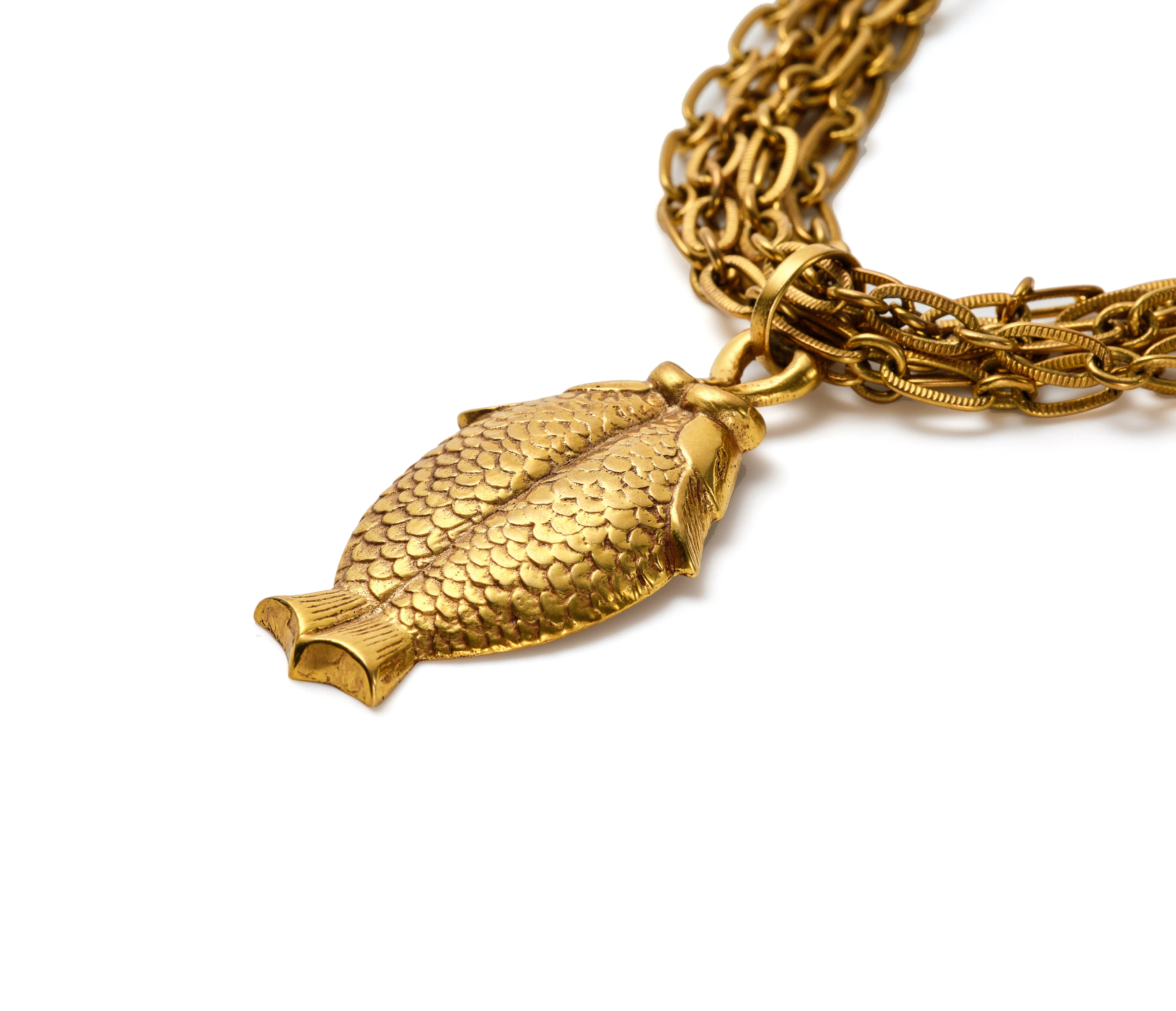 'Poisson Jumeaux' (Twin Pisces) Necklace