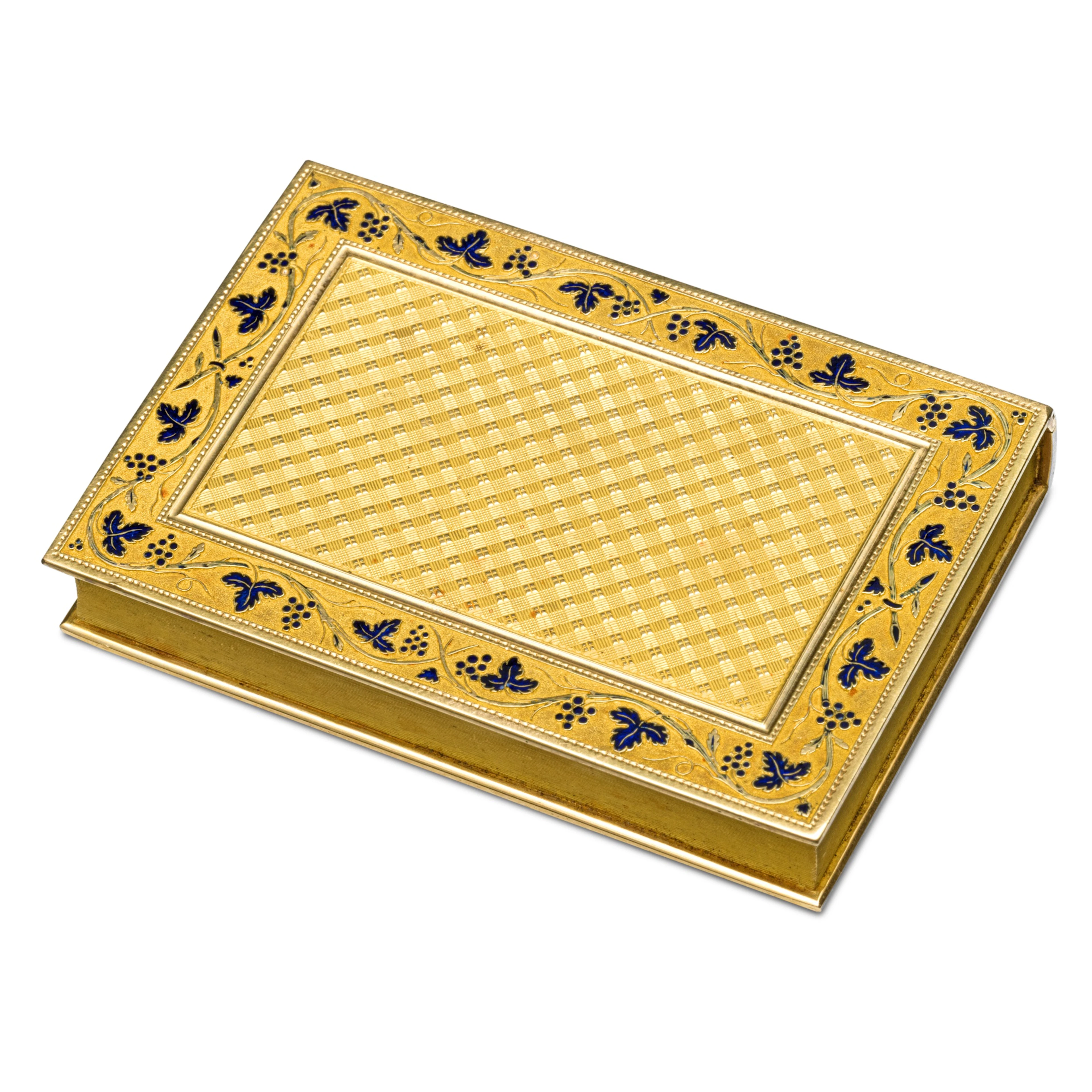 A gold and enamel snuff box, Victoire Boizot (veuve Blerzy), Paris, 1809-1813