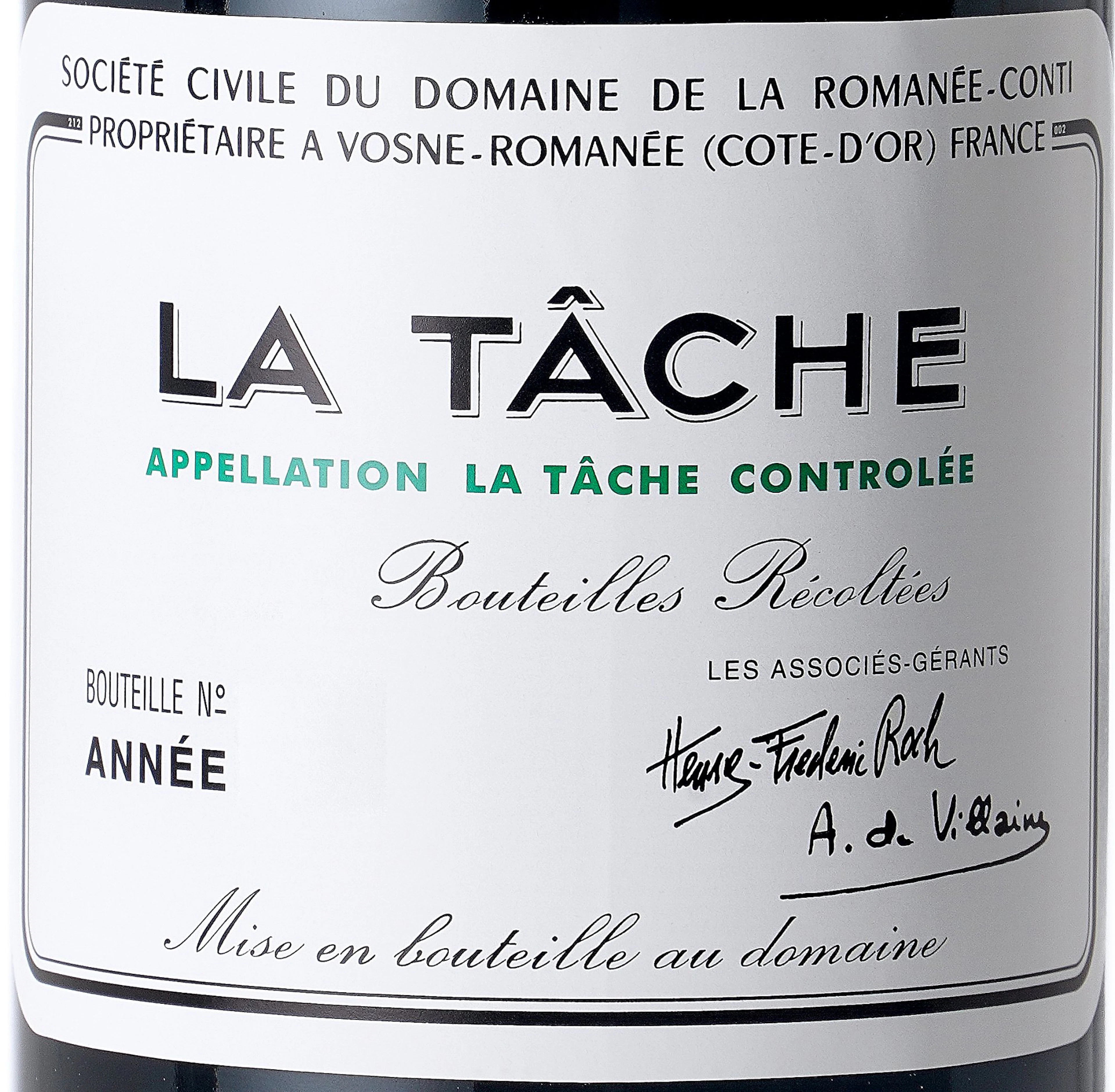 La Tâche 1992 Domaine de la Romanée-Conti (1 BT)