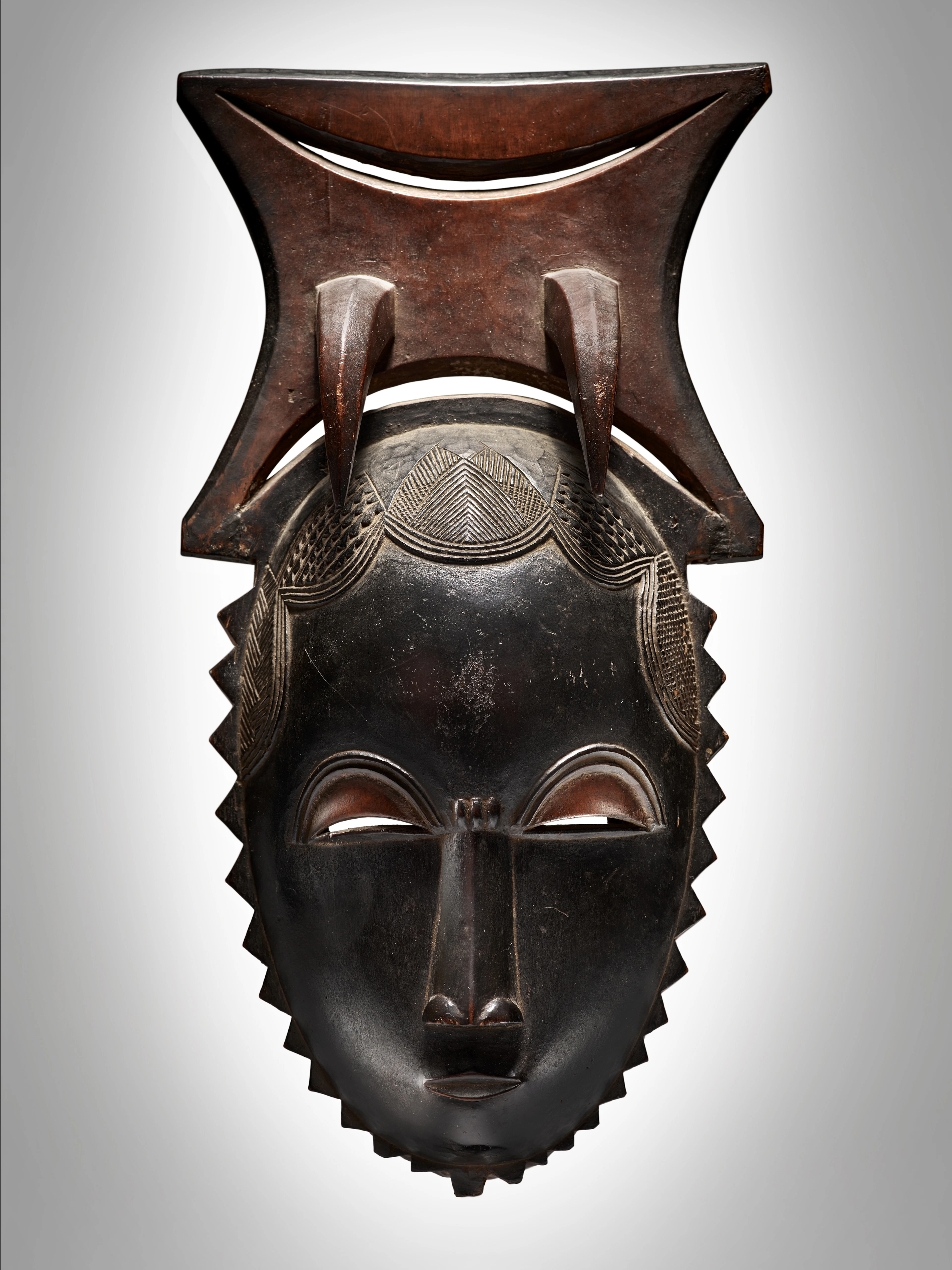 Yaure Mask, Côte d'Ivoire, possibly by Kuakudili