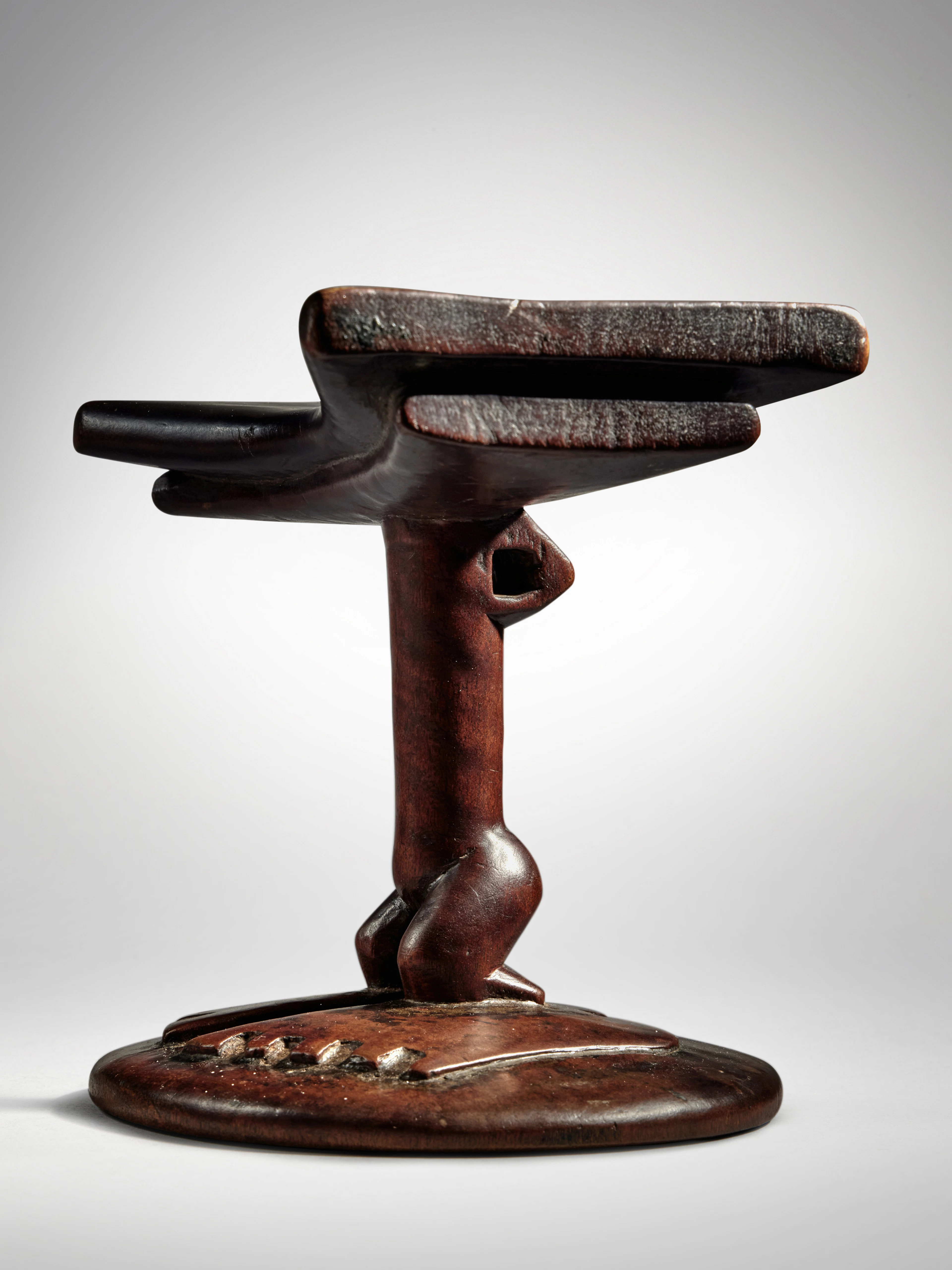 Songye-Eki Figural Neckrest, Democratic Republic of the Congo