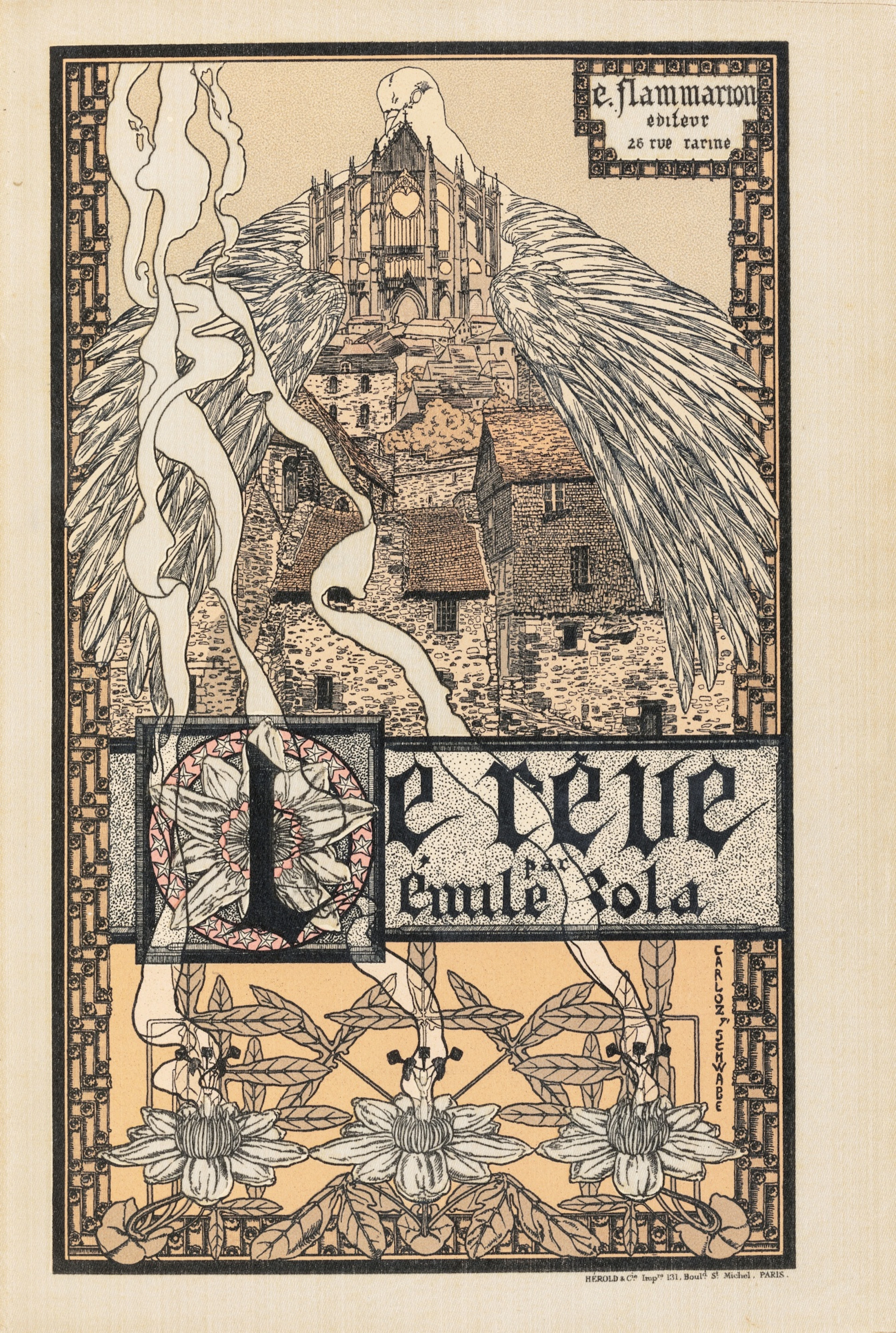 Le Rêve. Paris,1892. Reliure de l'époque. Illustrations de Schwabe et Métivet.