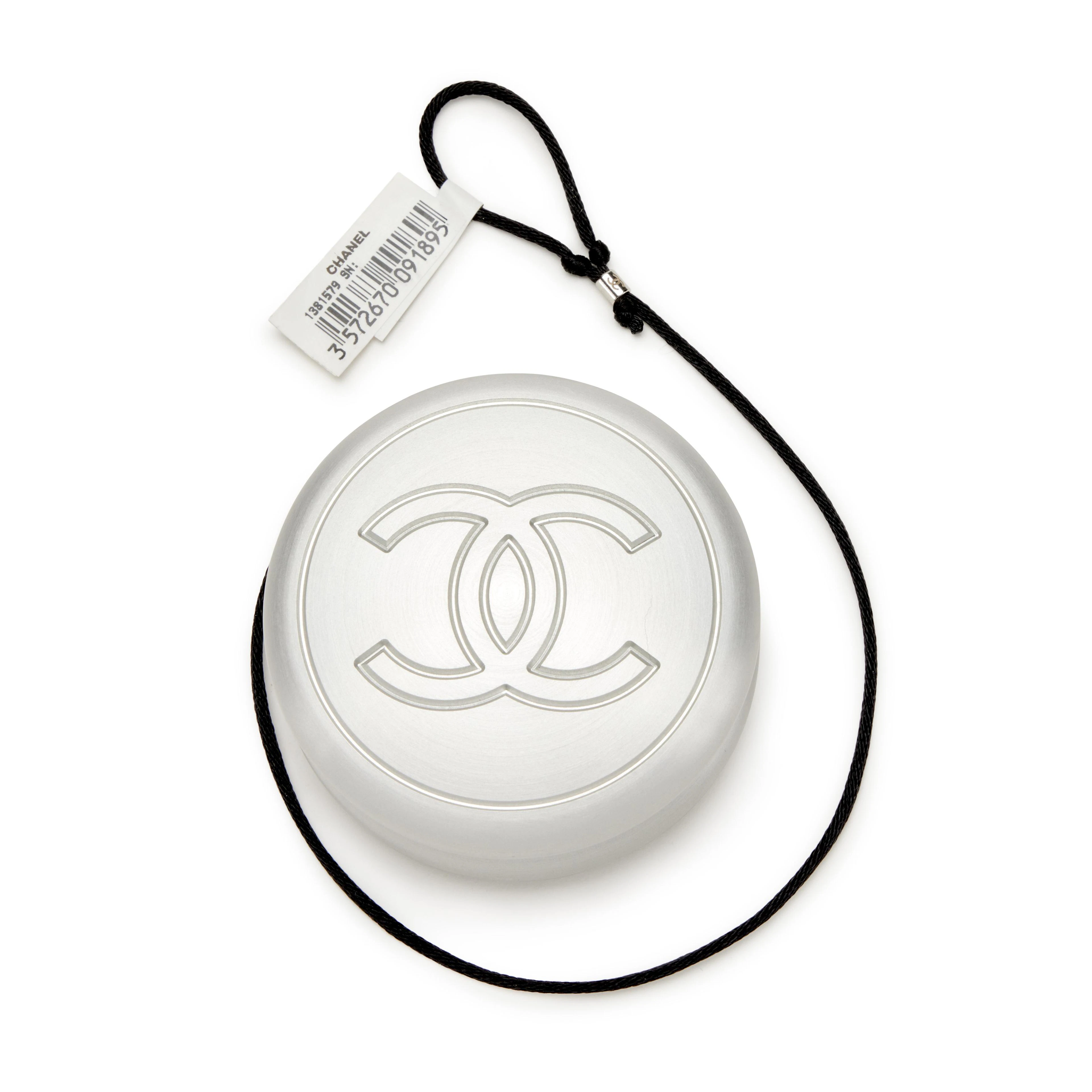Silver Brushed Metal CC Logo Yo-Yo, 2022