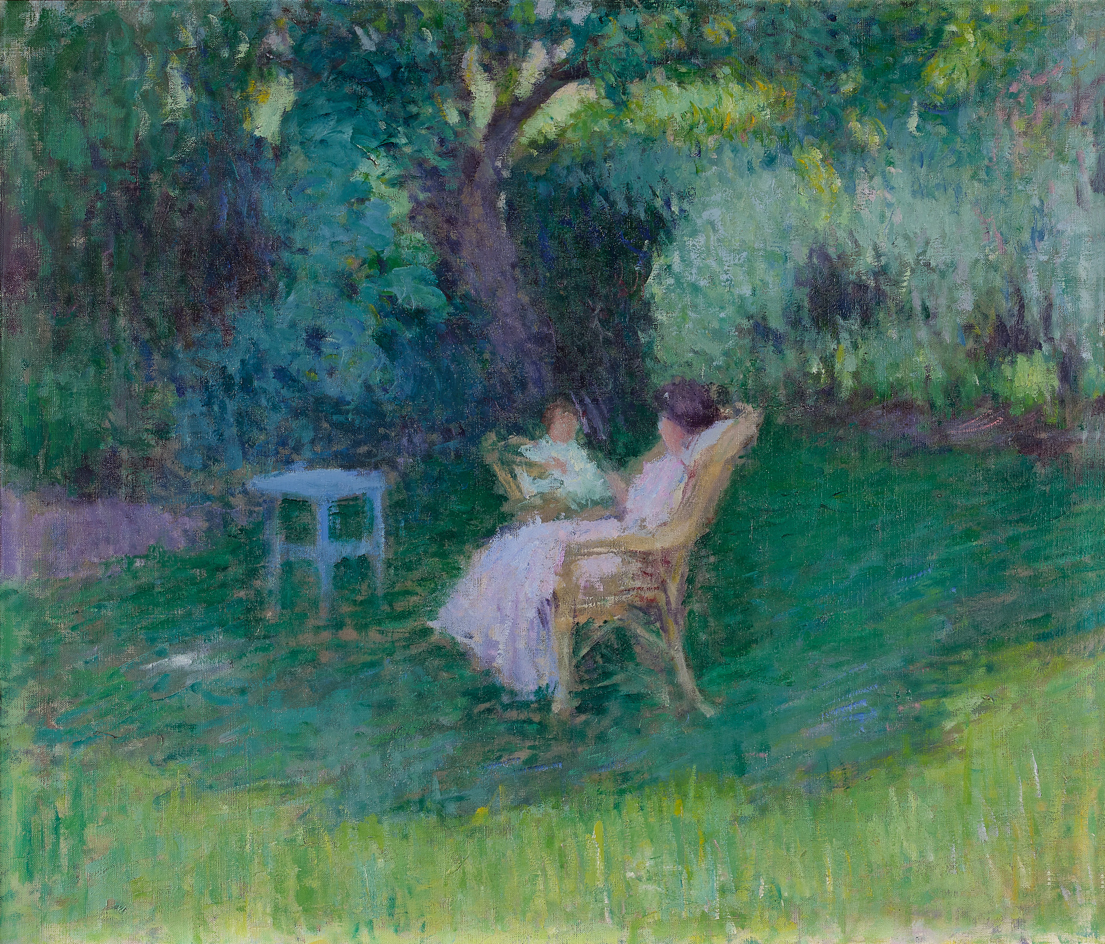 Suzanne et Lily Butler in Claude Monet's Garde