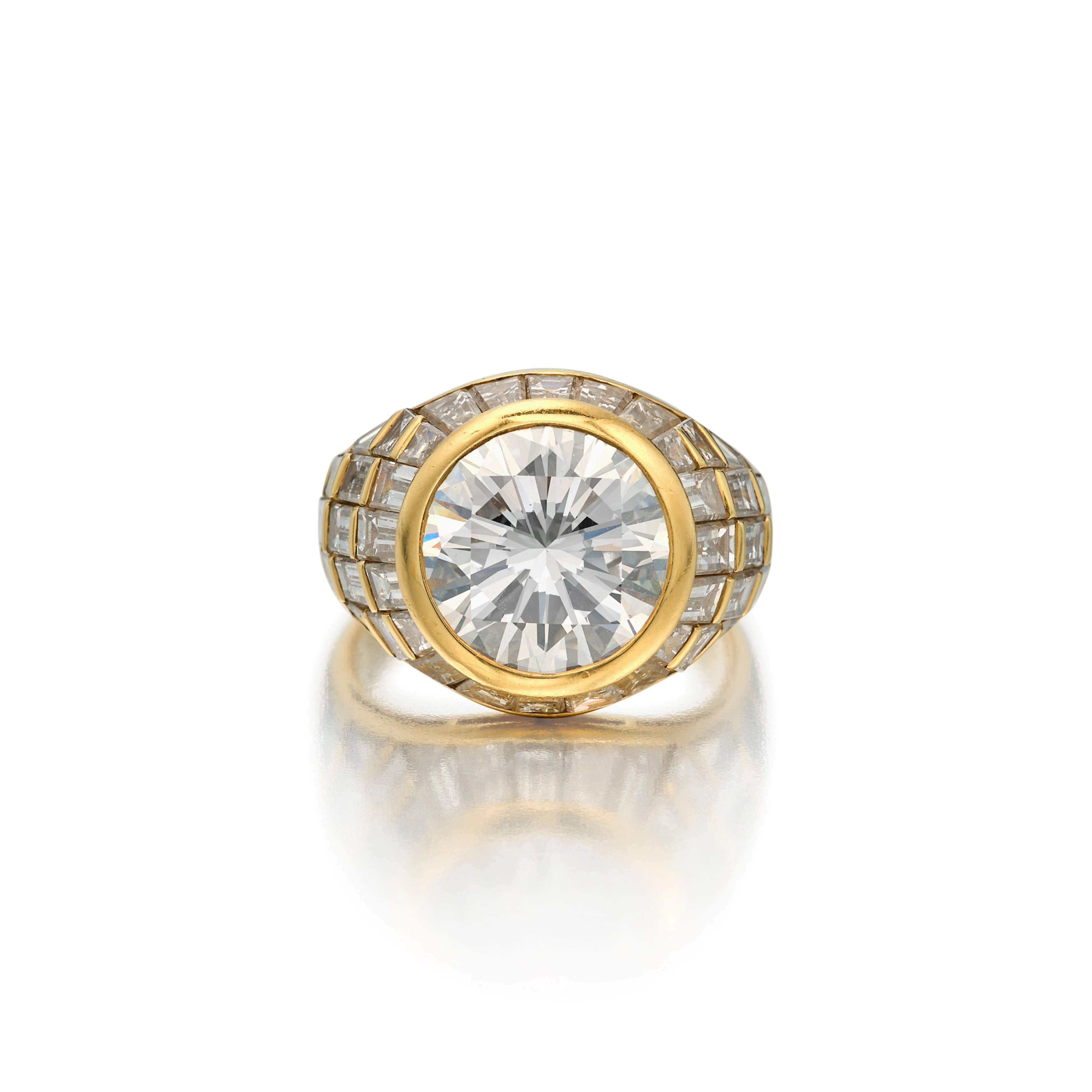 Diamond 'Trombino' Ring