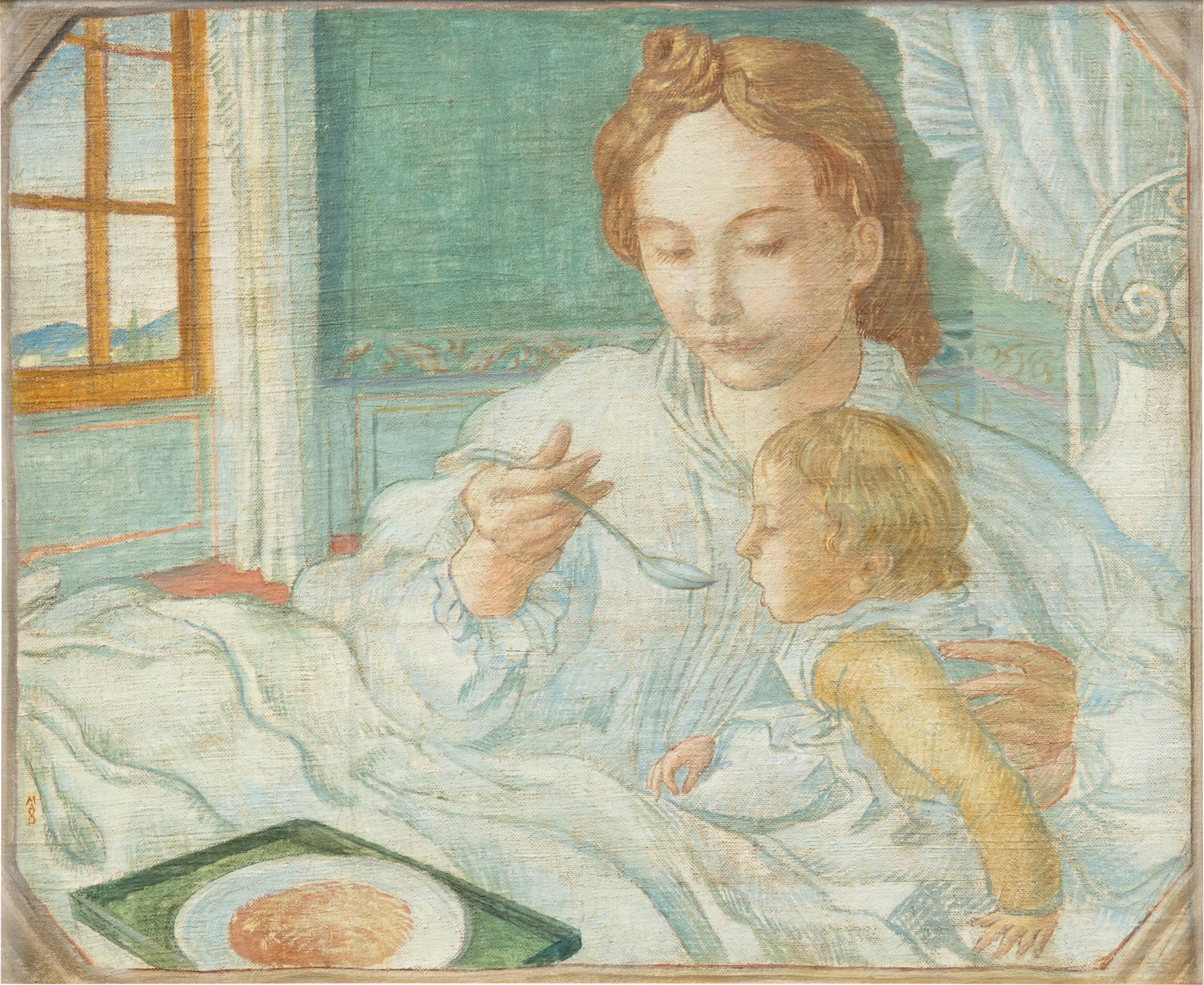 Déjeuner du matin, d'après Filippo Lippi ou La Becquée