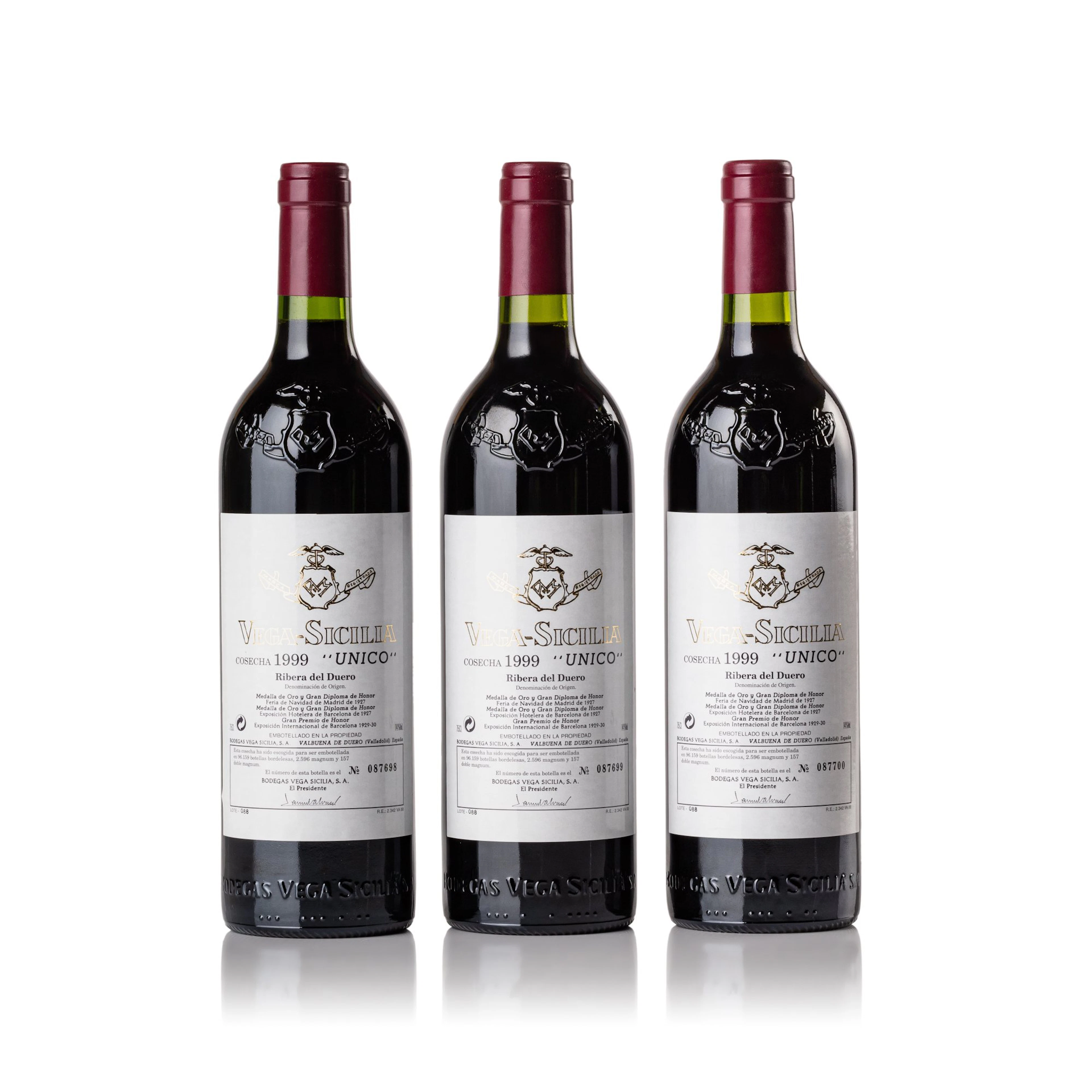 Vega Sicilia 'Unico' 1999 (3 BT)