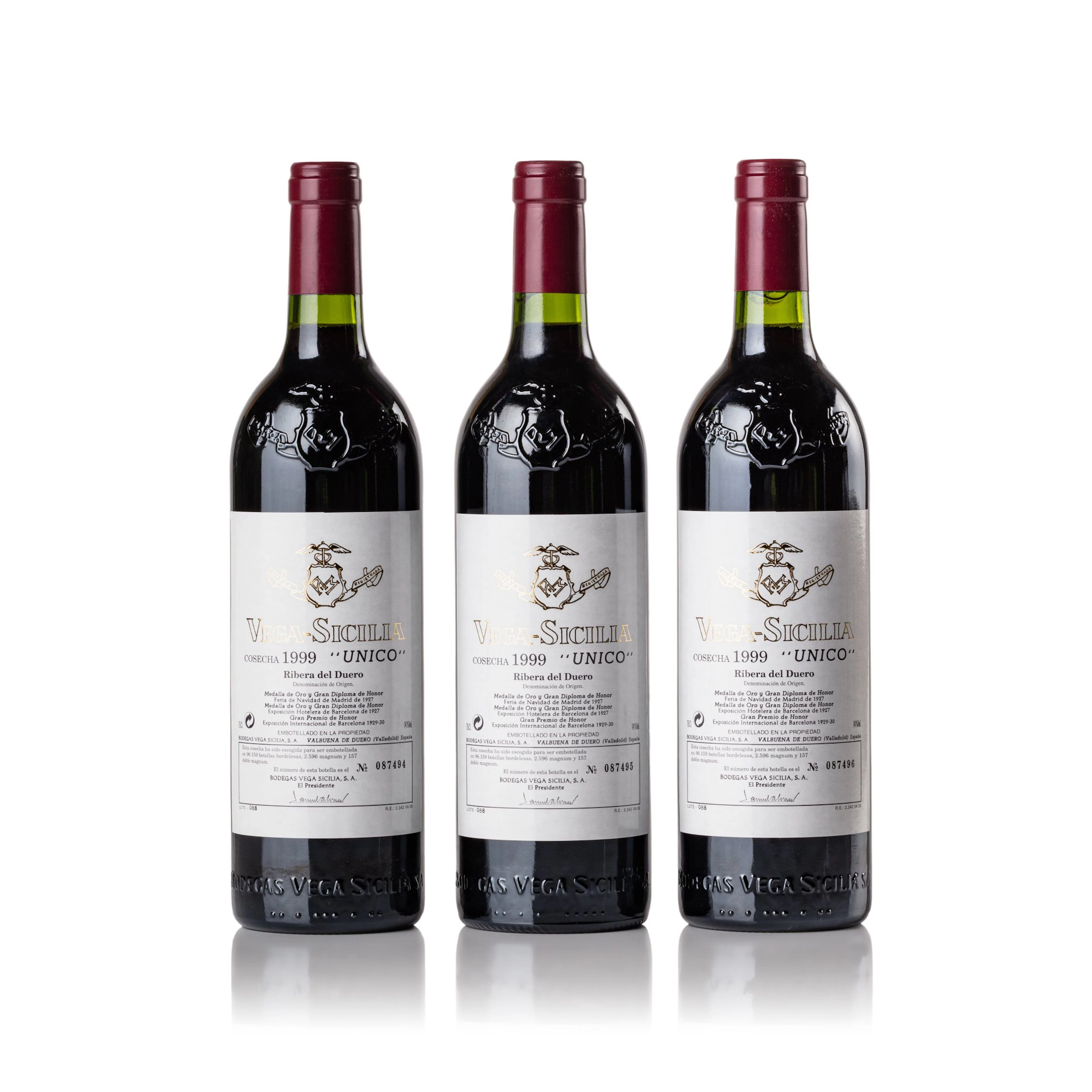 Vega Sicilia 'Unico' 1999 (3 BT)