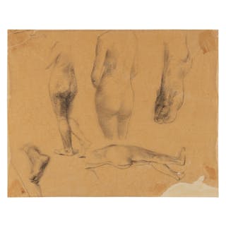 Study of a nude woman seen from behind