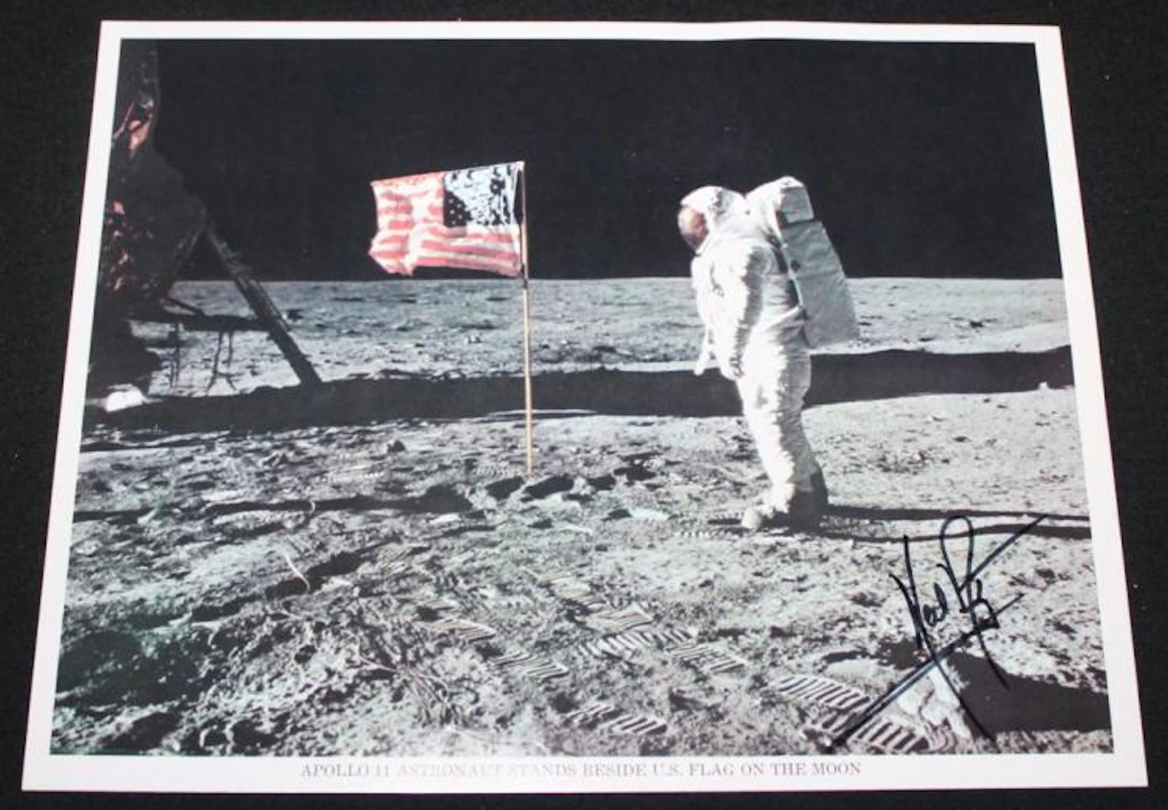 Neil Armstrong Signed NASA Litho