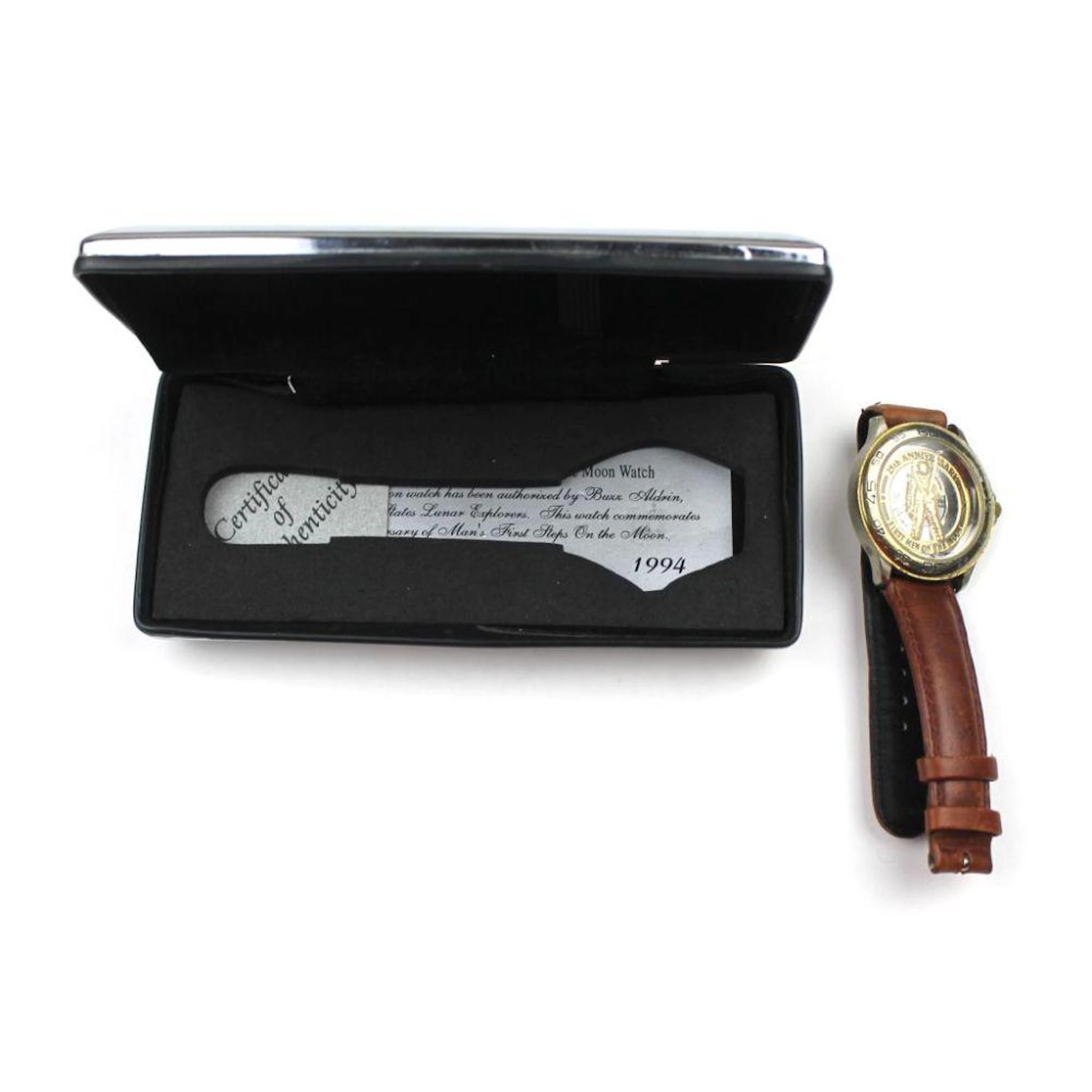 Apollo 11 25th Anniversary Aldrin Watch With Case