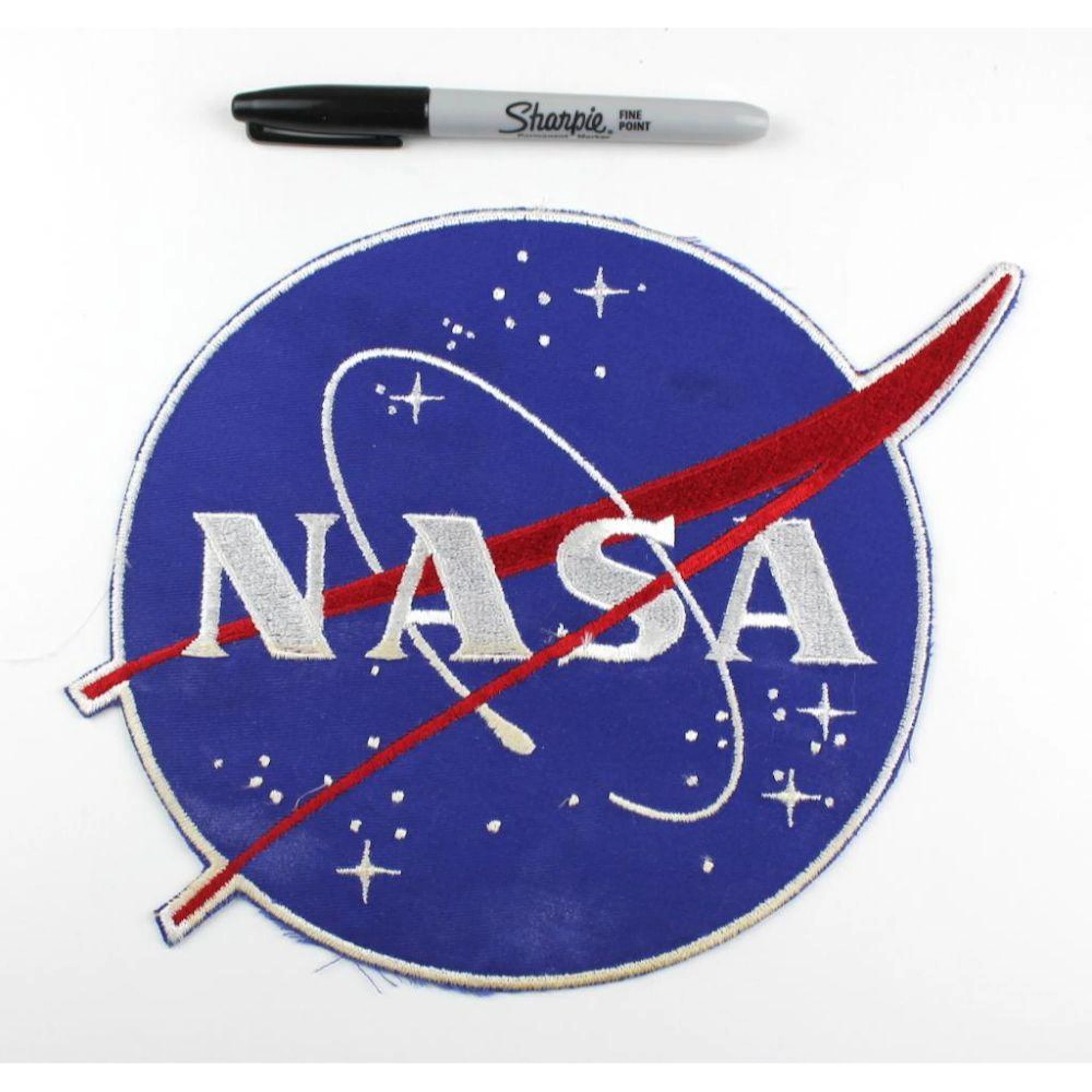 Vintage 8" Diameter NASA Meatball Back Patch