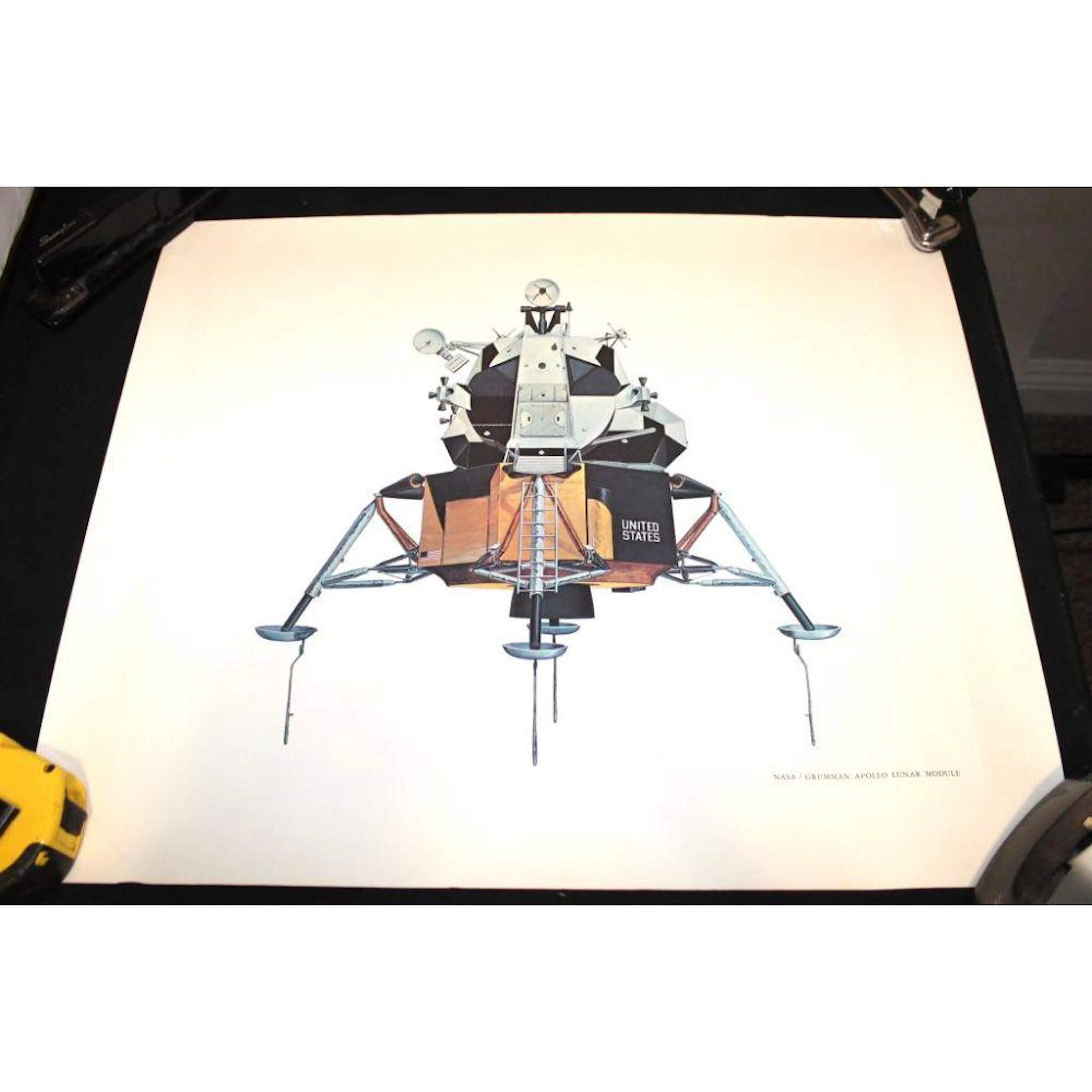 Vintage Grumman Lunar Module Poster