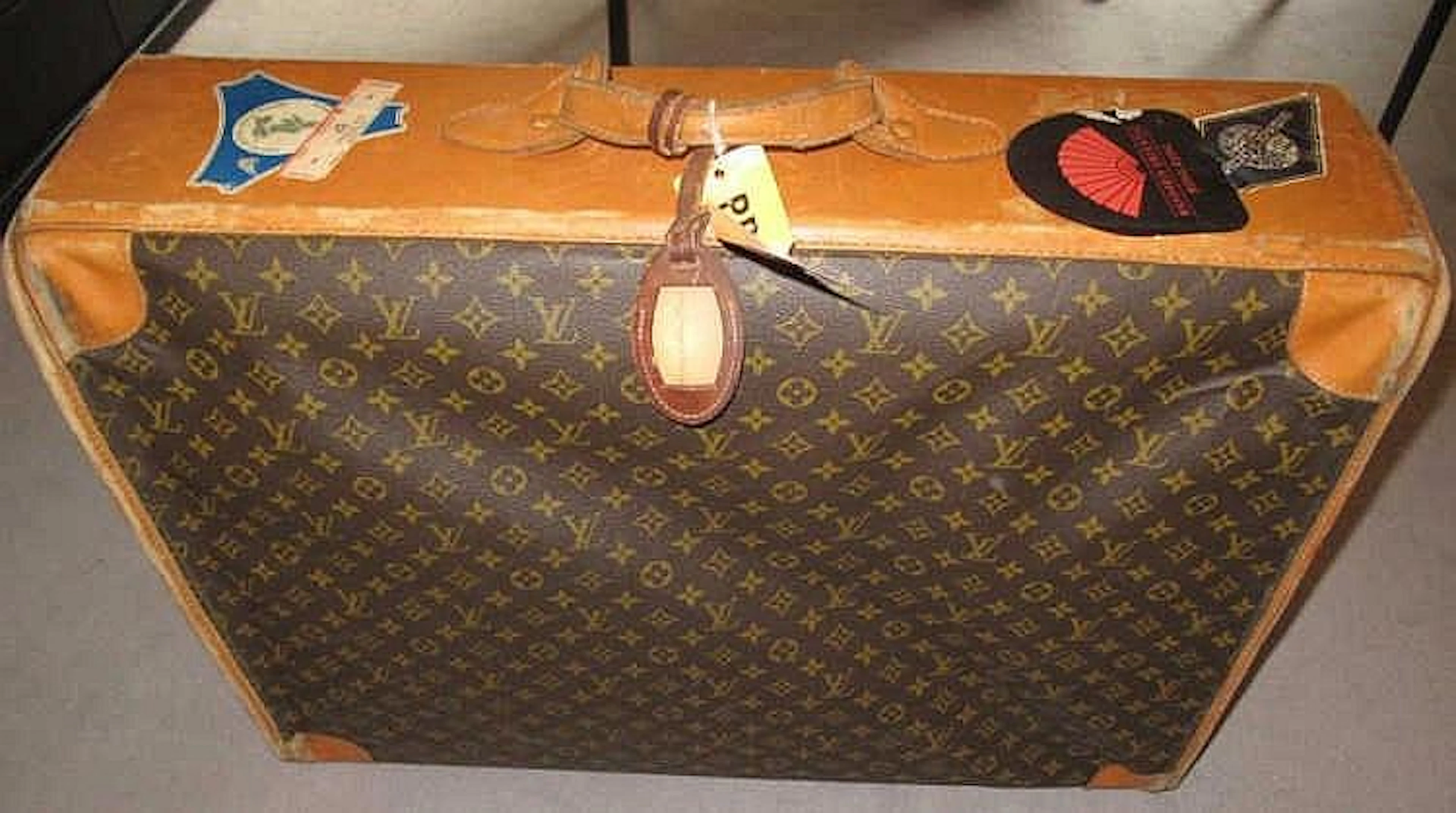 Vintage Louis Vuitton suitcase genuine