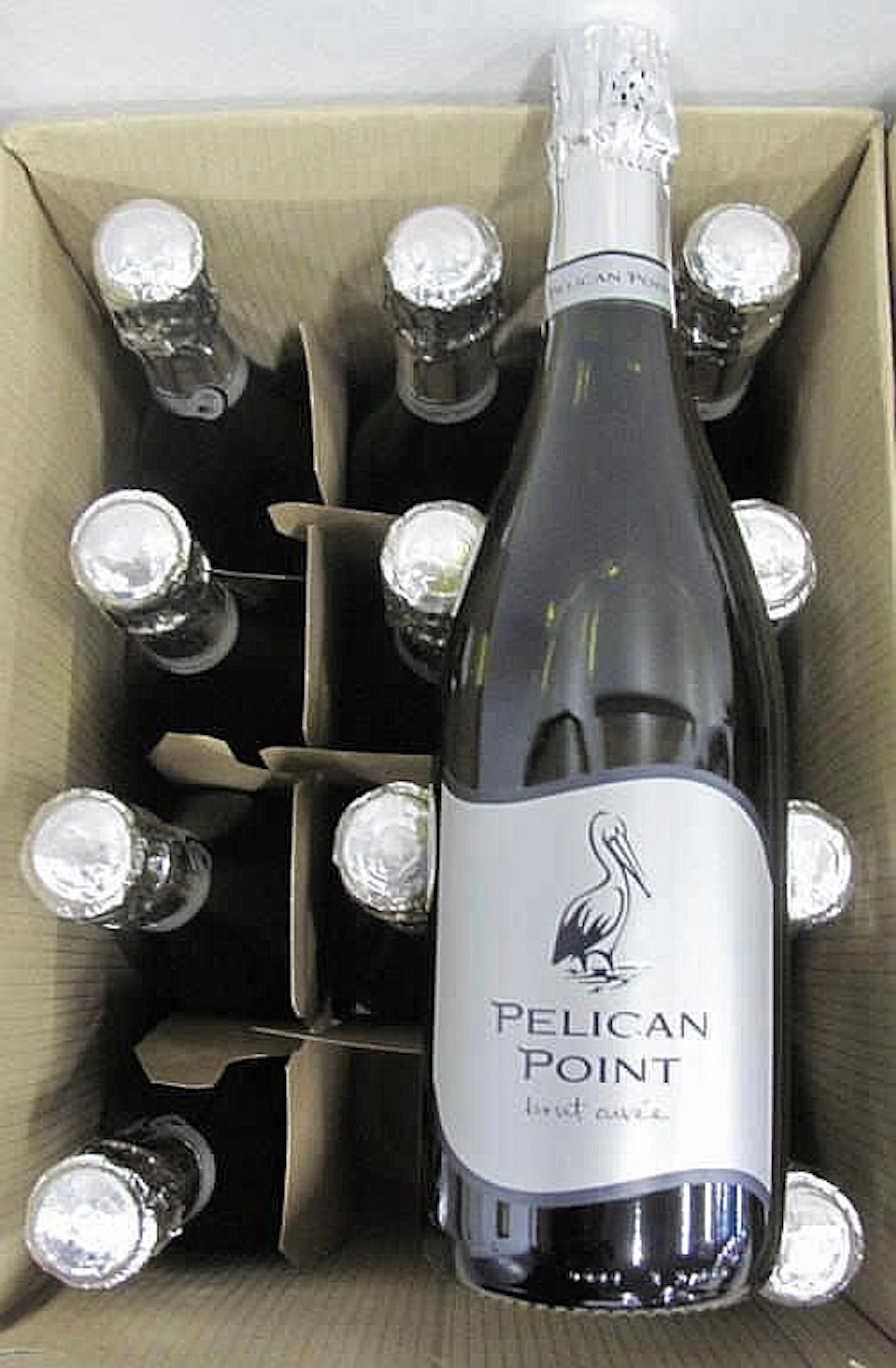 One dozen Pelican Point Brut Cuvee sparkling wines