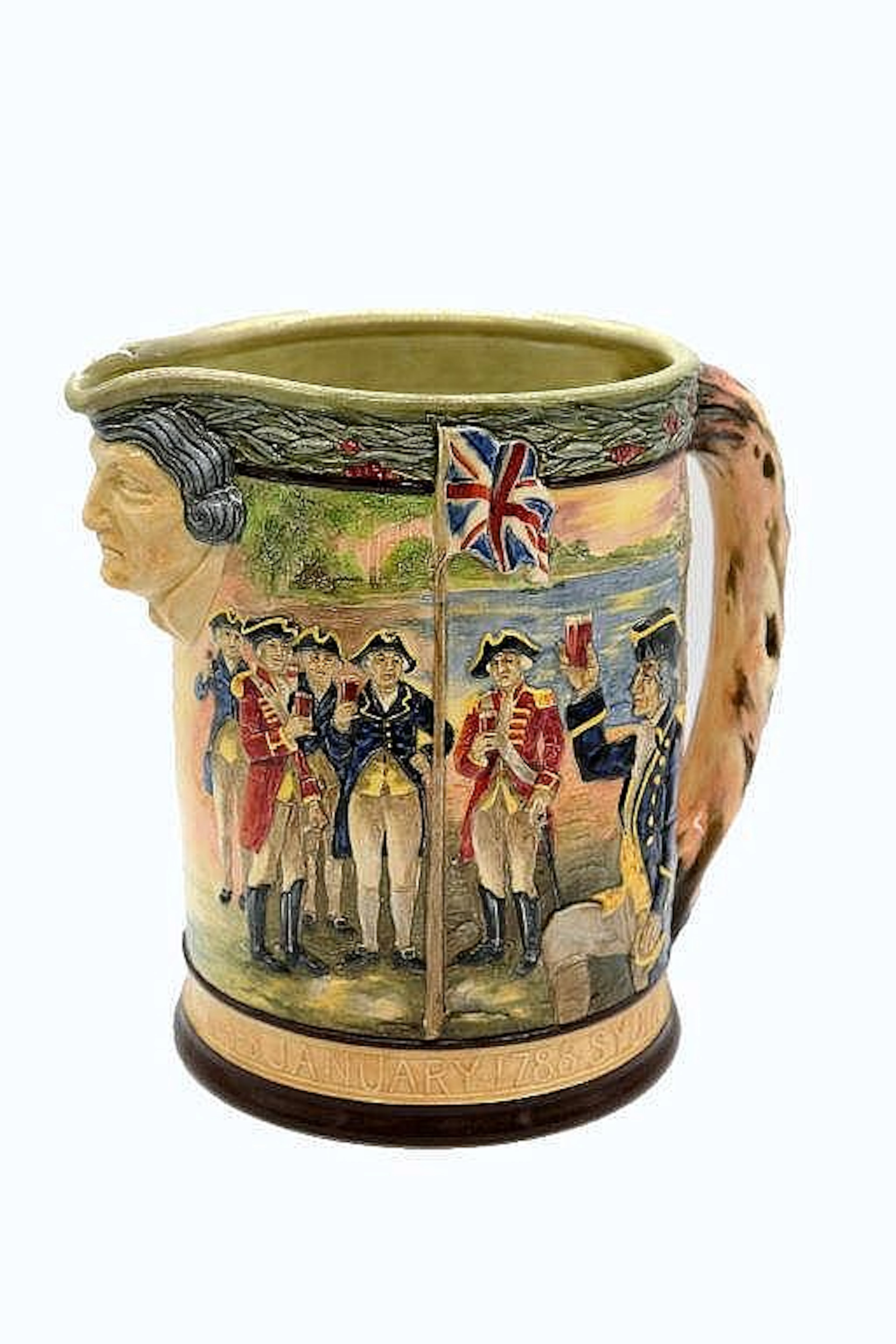 Royal Doulton large Captain Arthur Philip jug