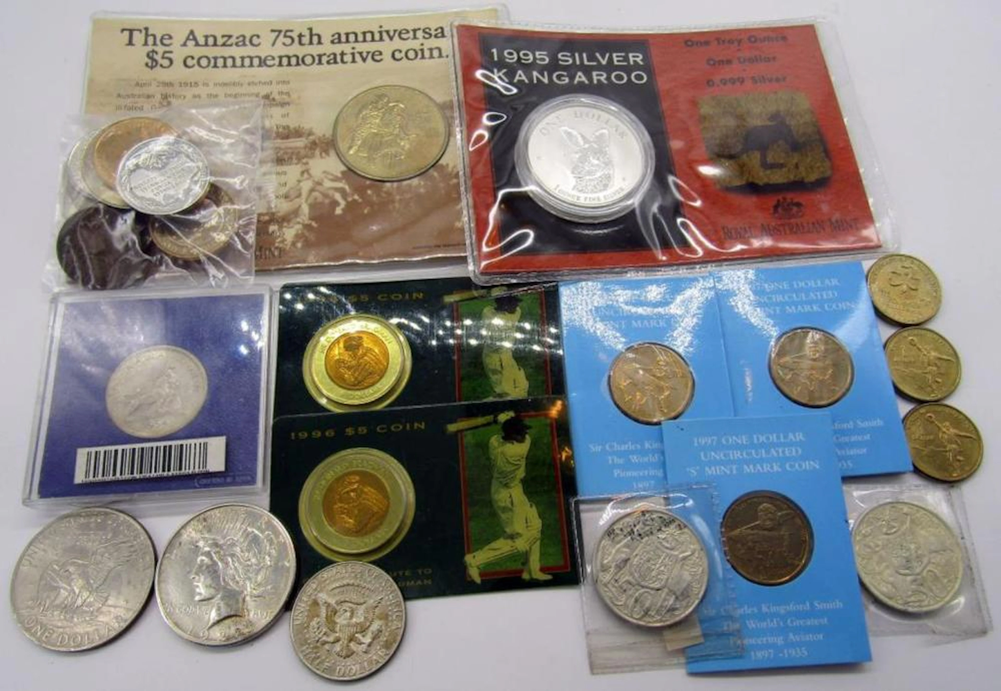 Collection of Australian & world coins