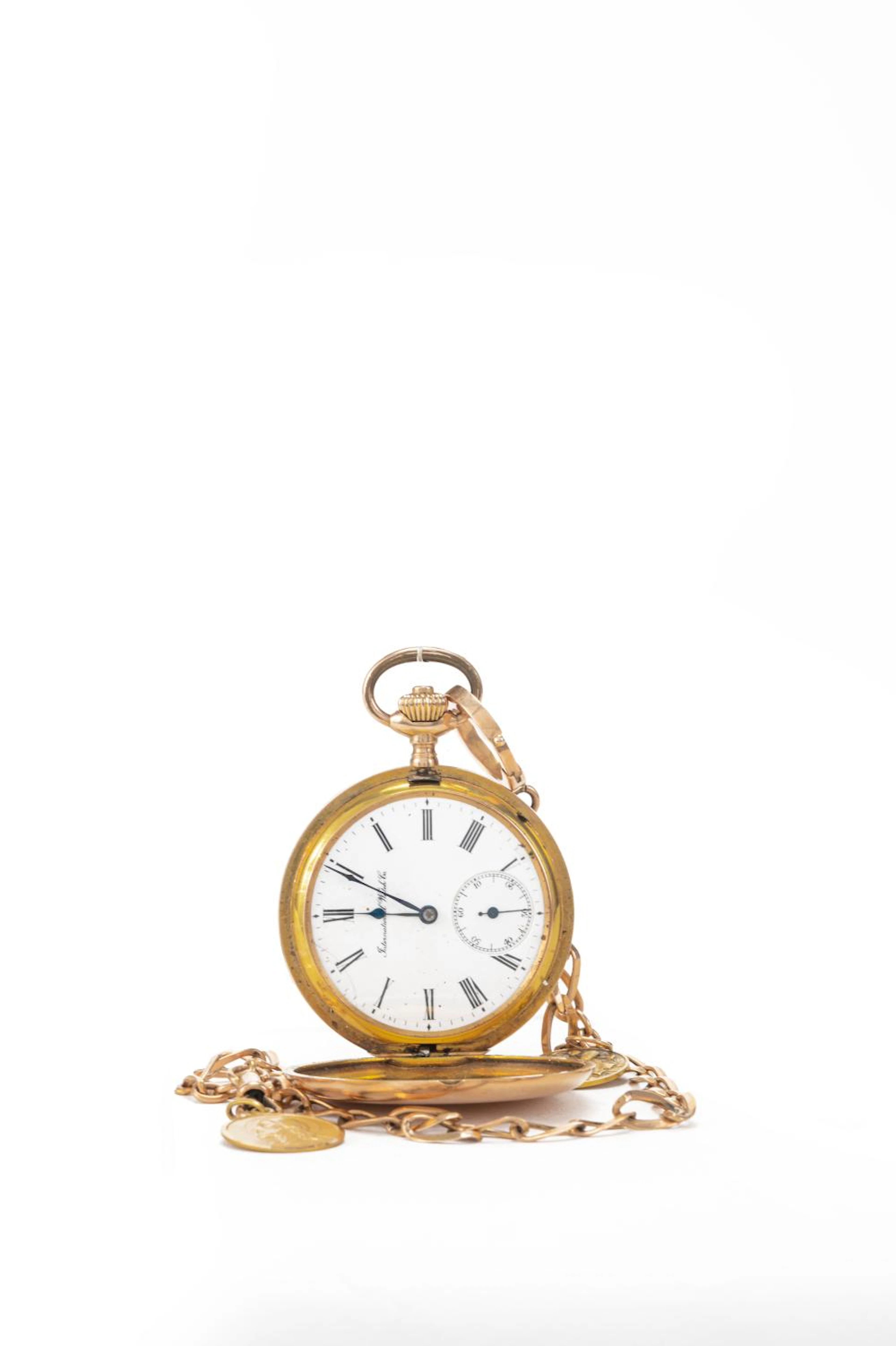 IWC - International Watch Company. Orologio da tasca in oro giallo 18K