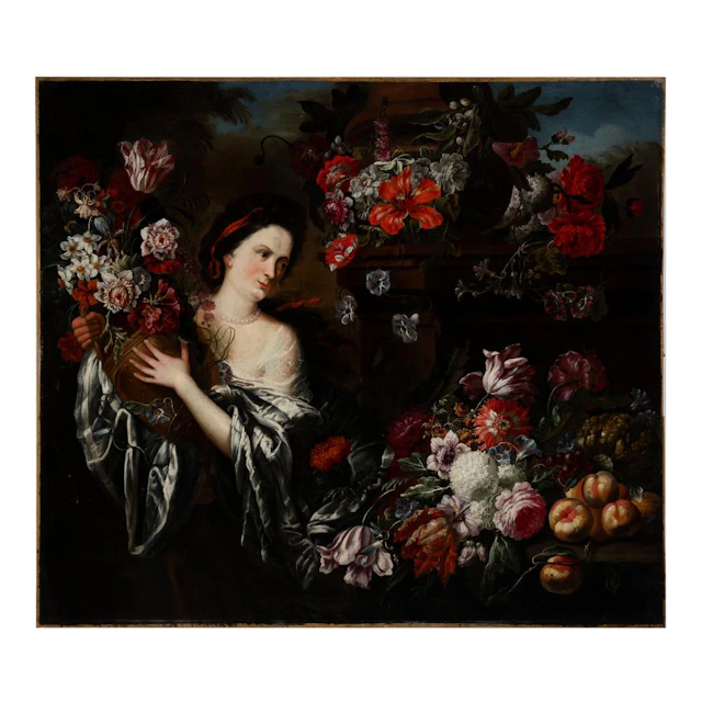 Abraham Brueghel (Anversa 1631 - Napoli 1697) e figurista
