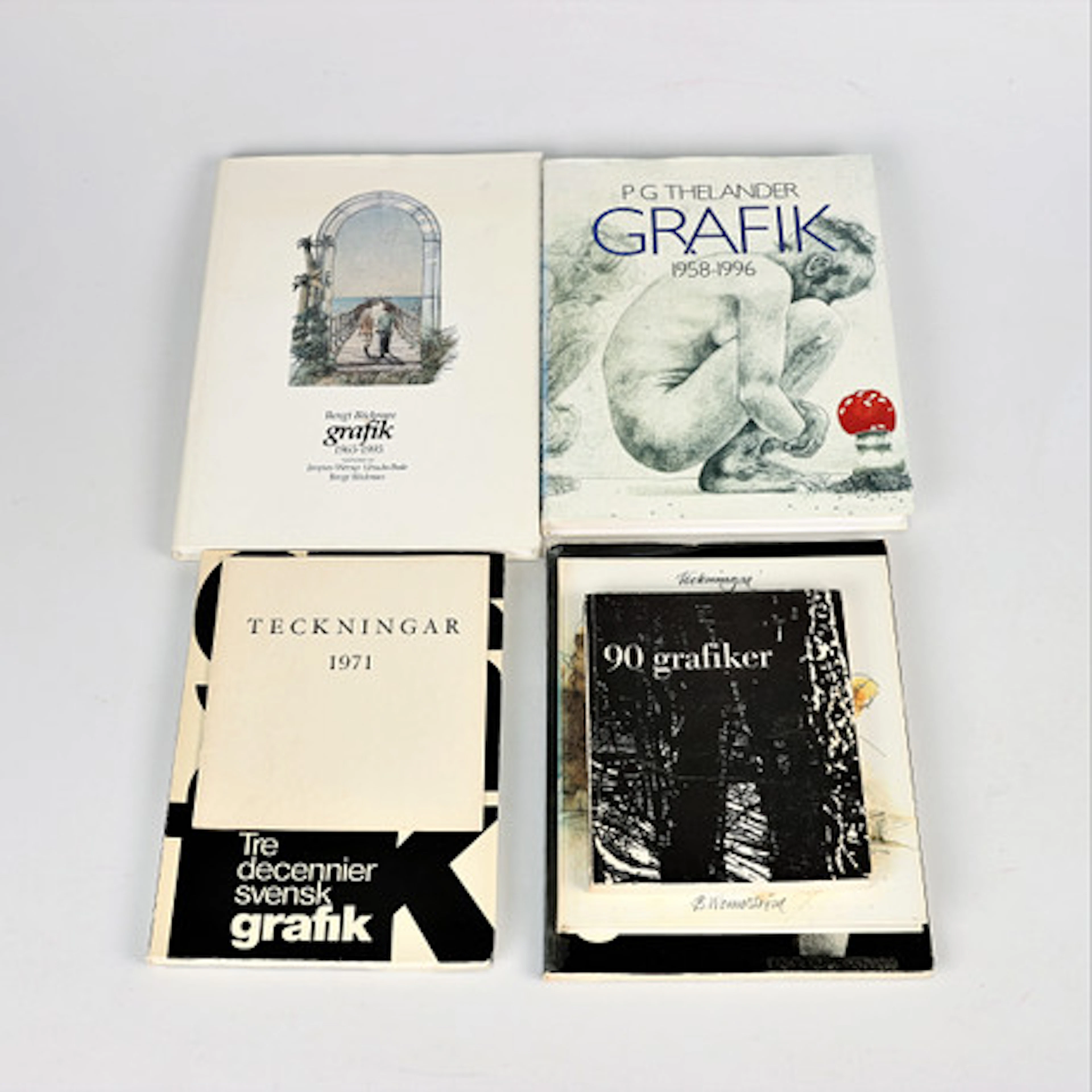 KONSTLITTERATUR, 7 dlr, Grafik.