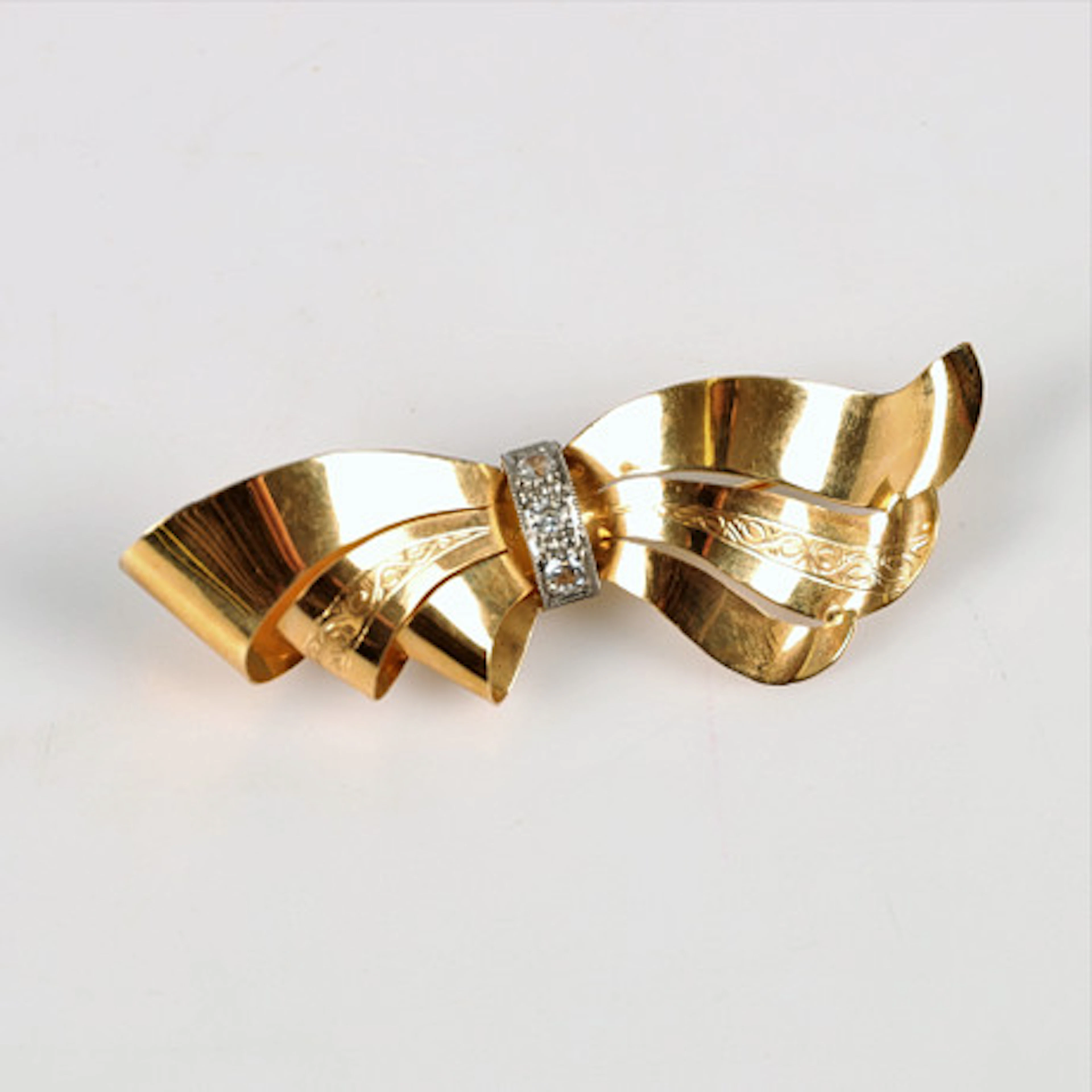 BROSCH, 18K guld, 1946.
