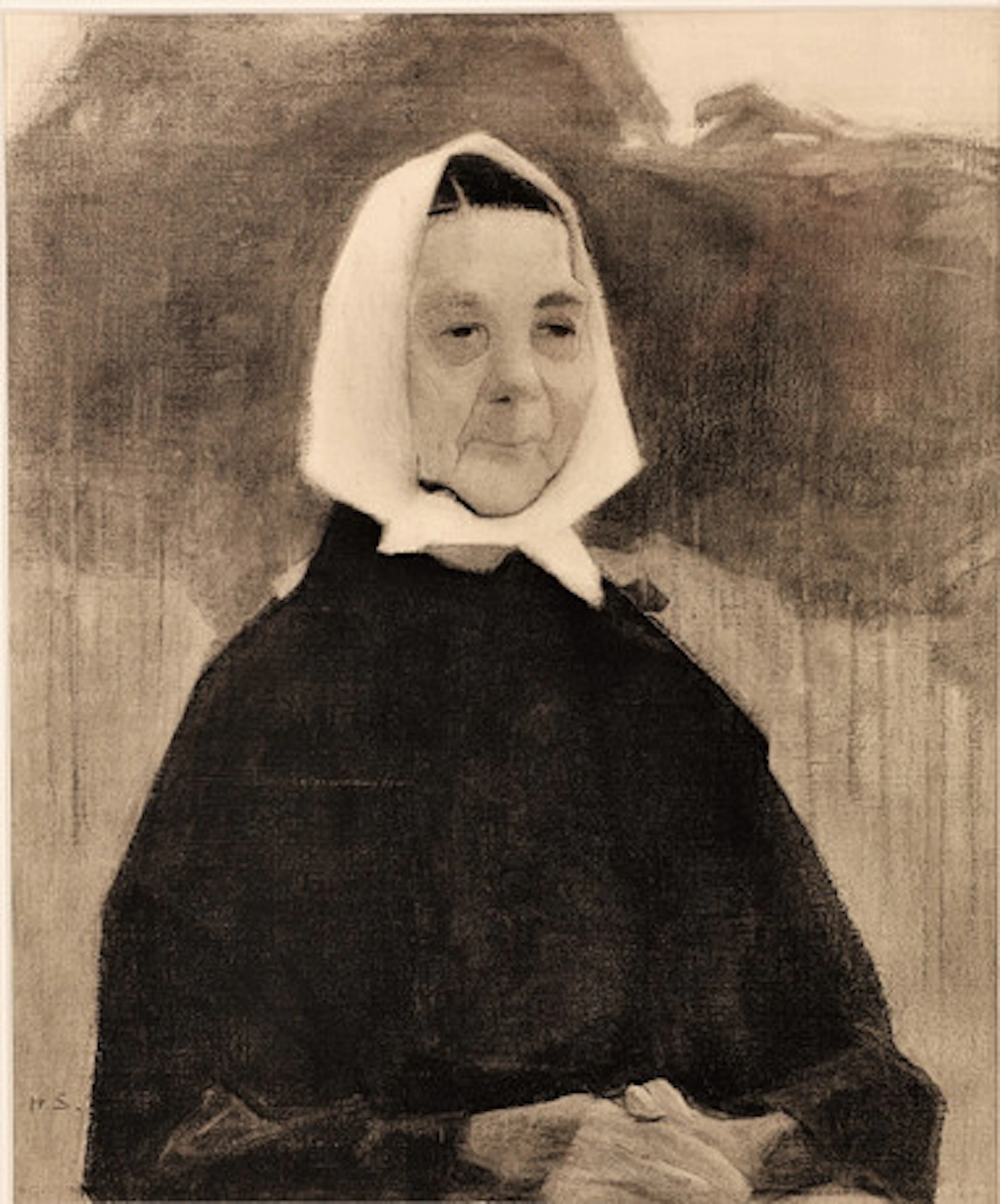 SCHJERFBECK HELENE. 1862-1946, efter, "Gam…