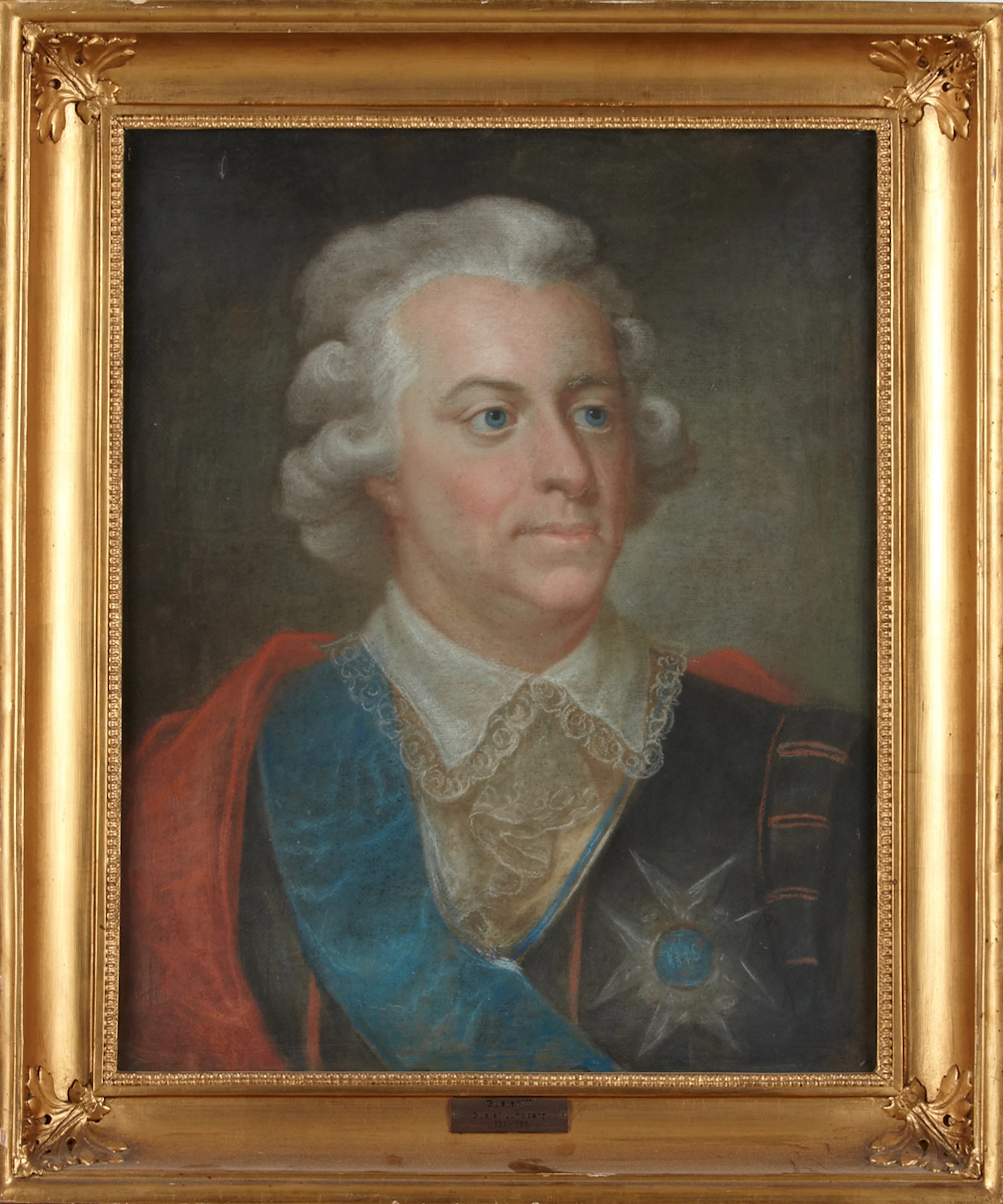 Gustaf Lundberg hans art porträtt av Gustav III
