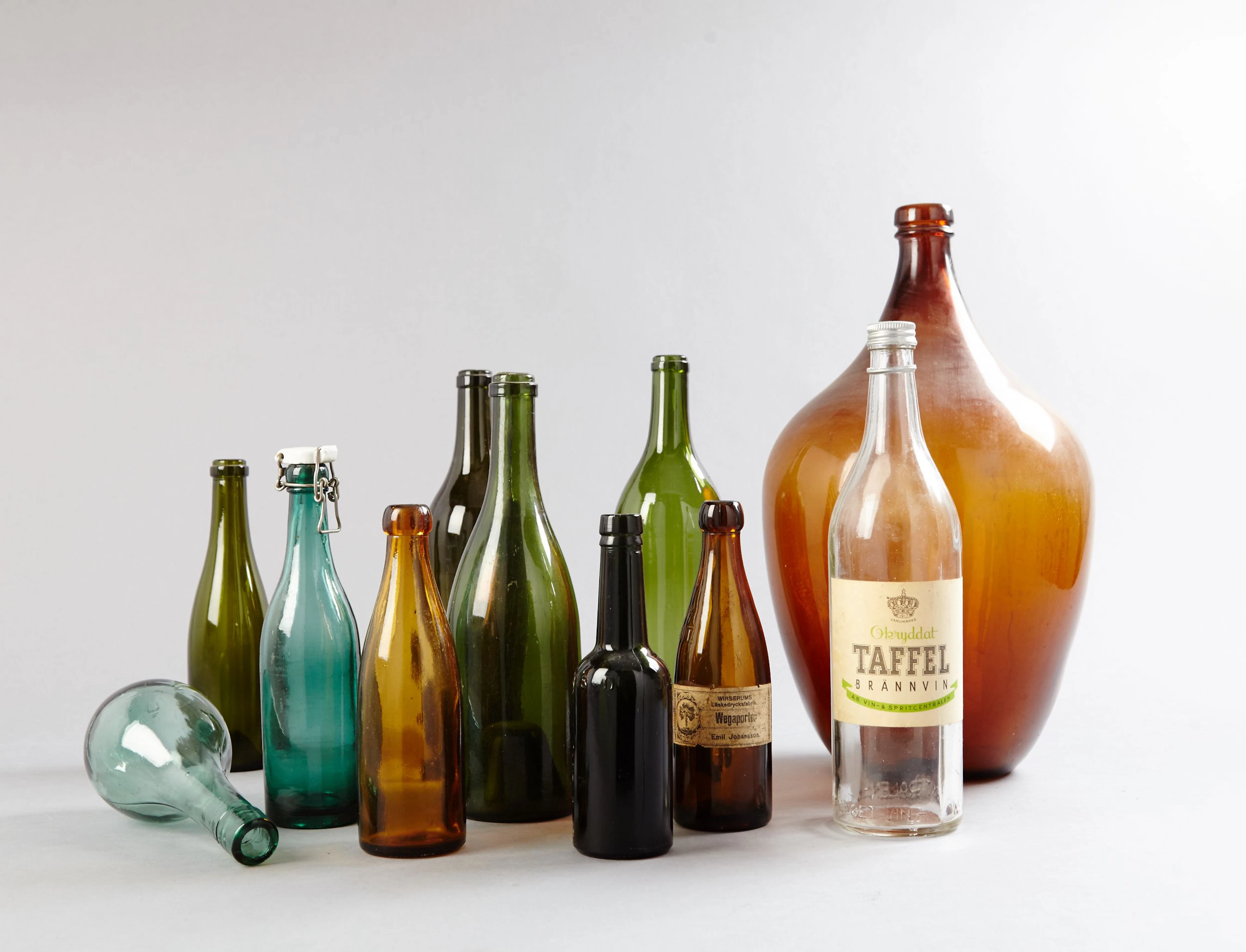 Glasflaskor 18/1900-tal