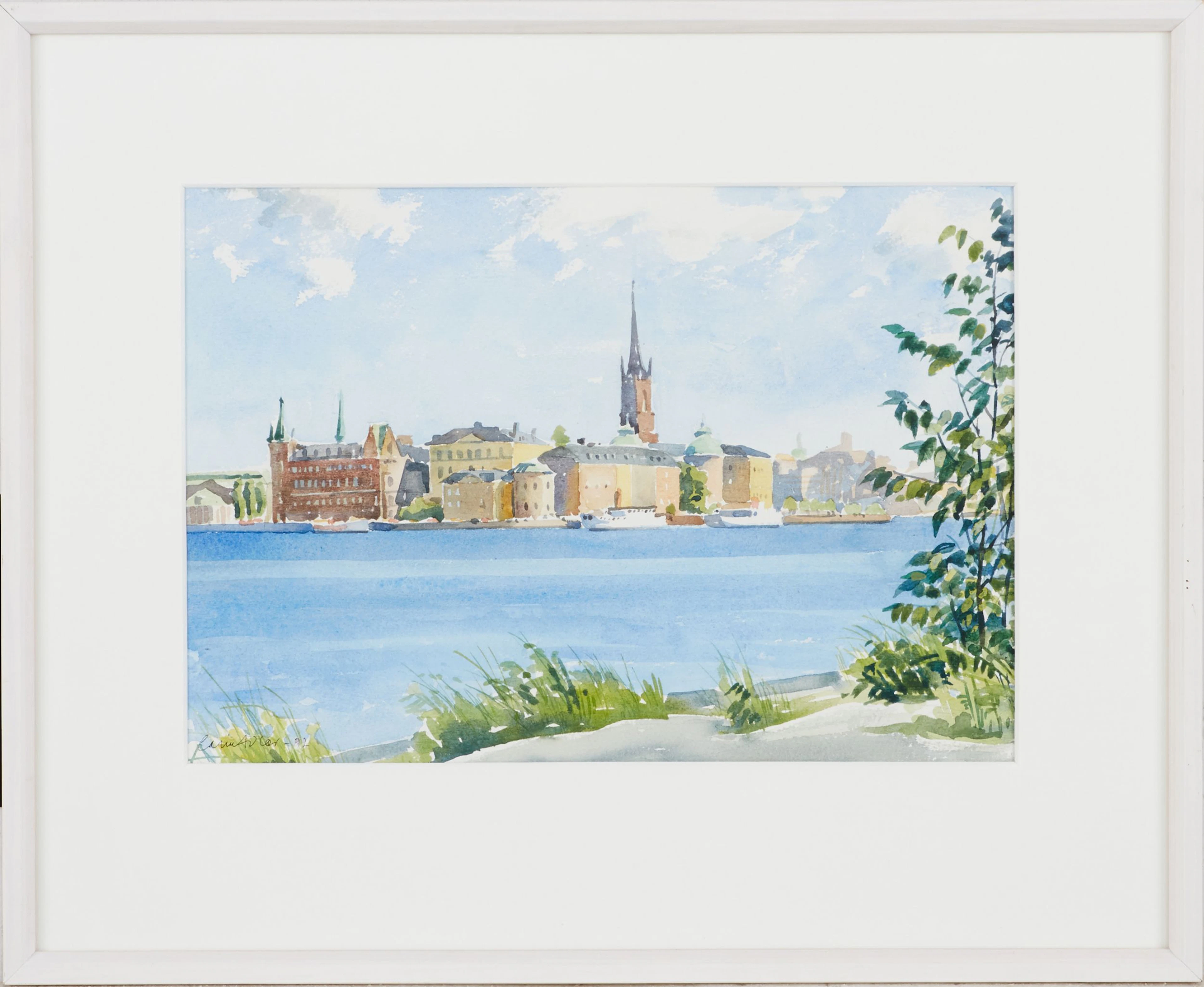Carin Adler akvarell
