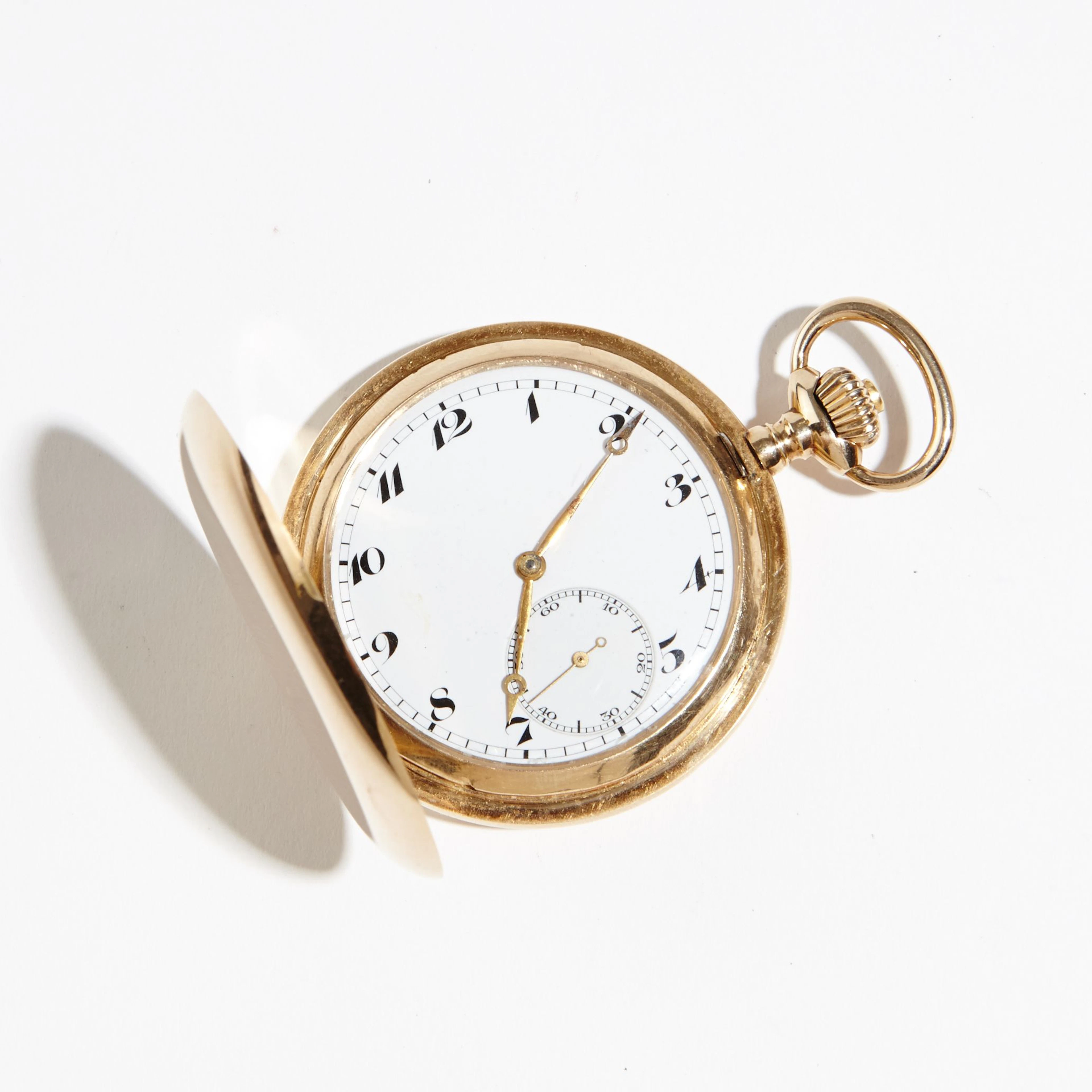 IWC savonette fickur 14 k guld 1920-tal