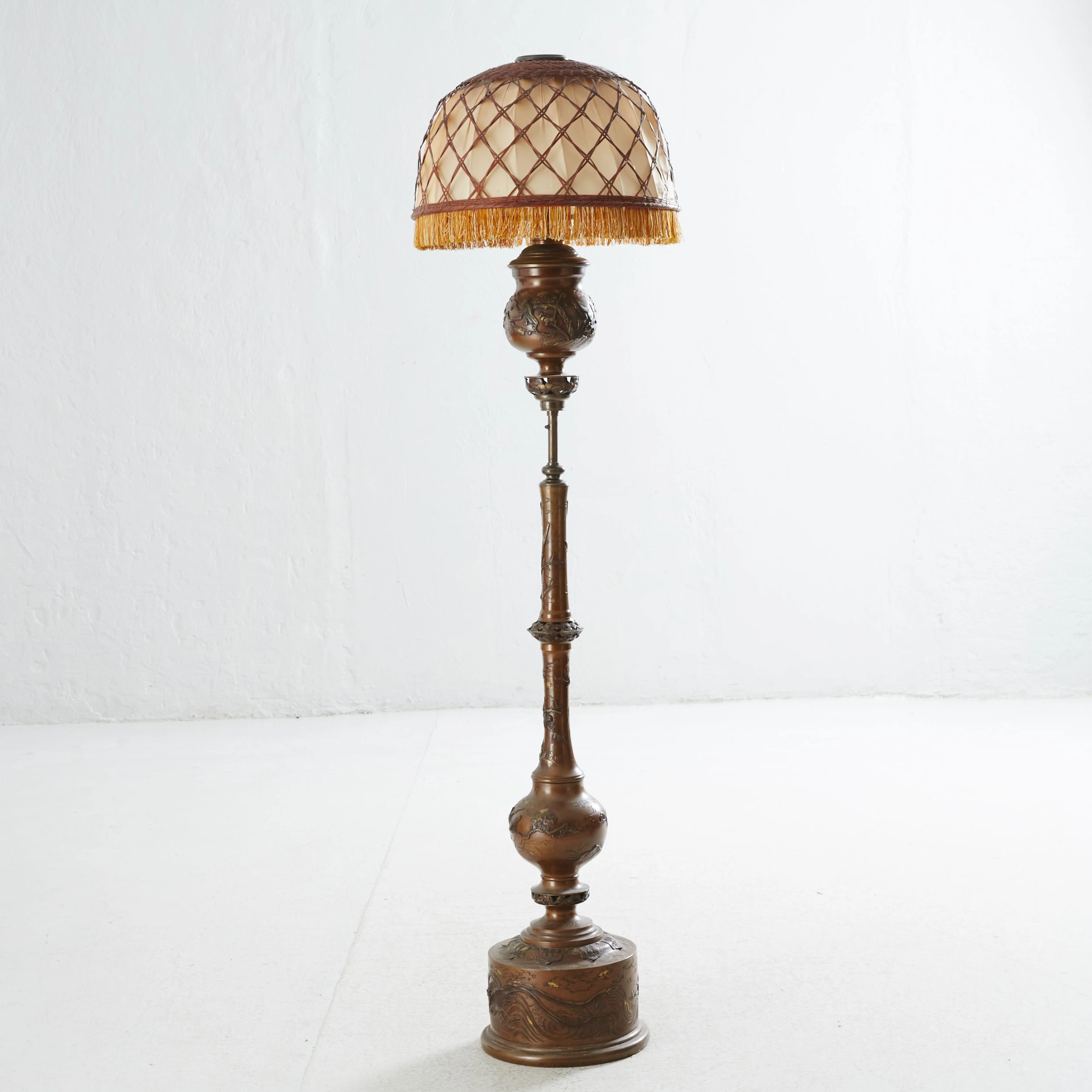 Golvlampa proveniens Harpsund omkring 1900