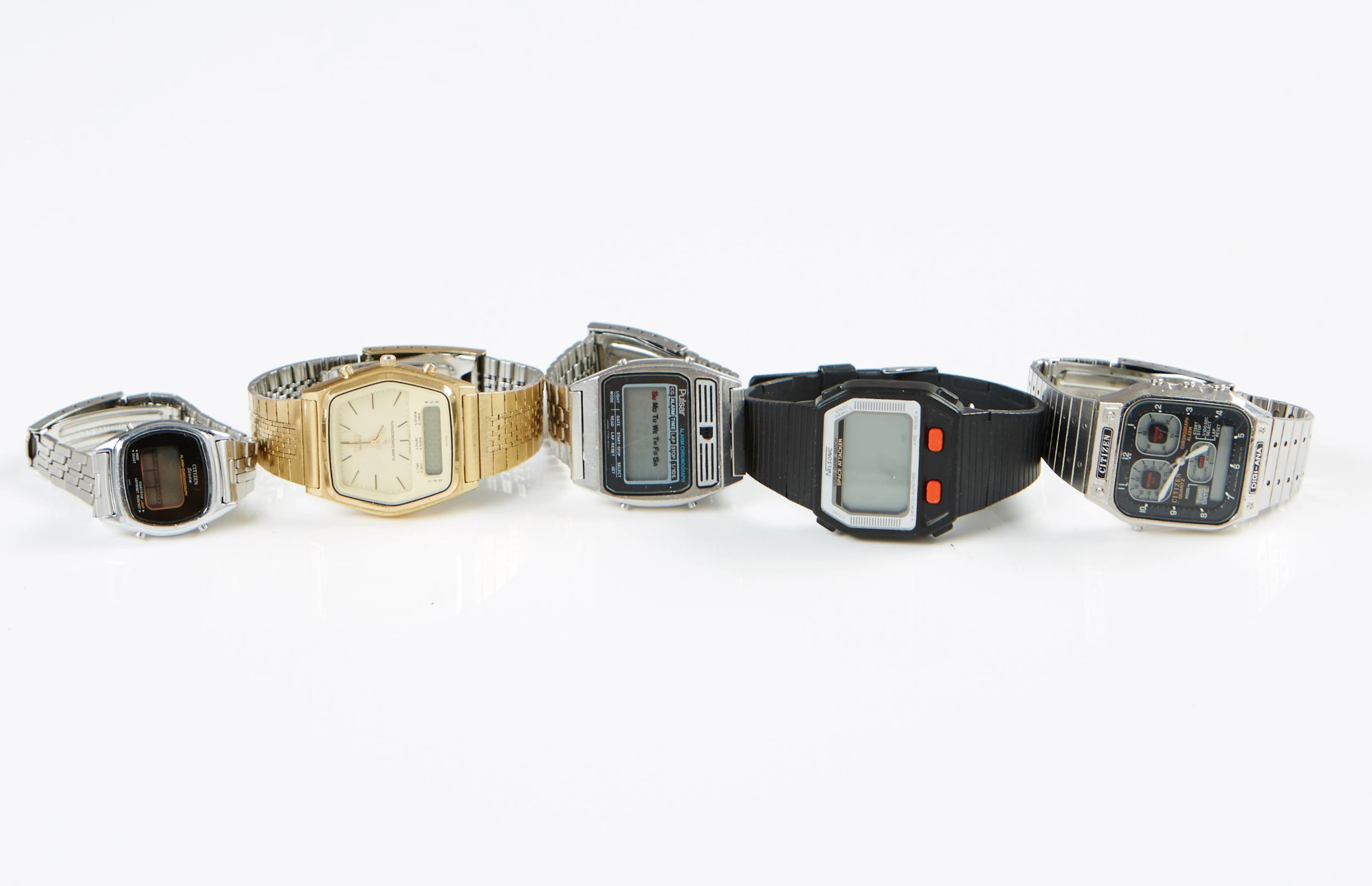 Digitala armbandsur 1970/80-tal