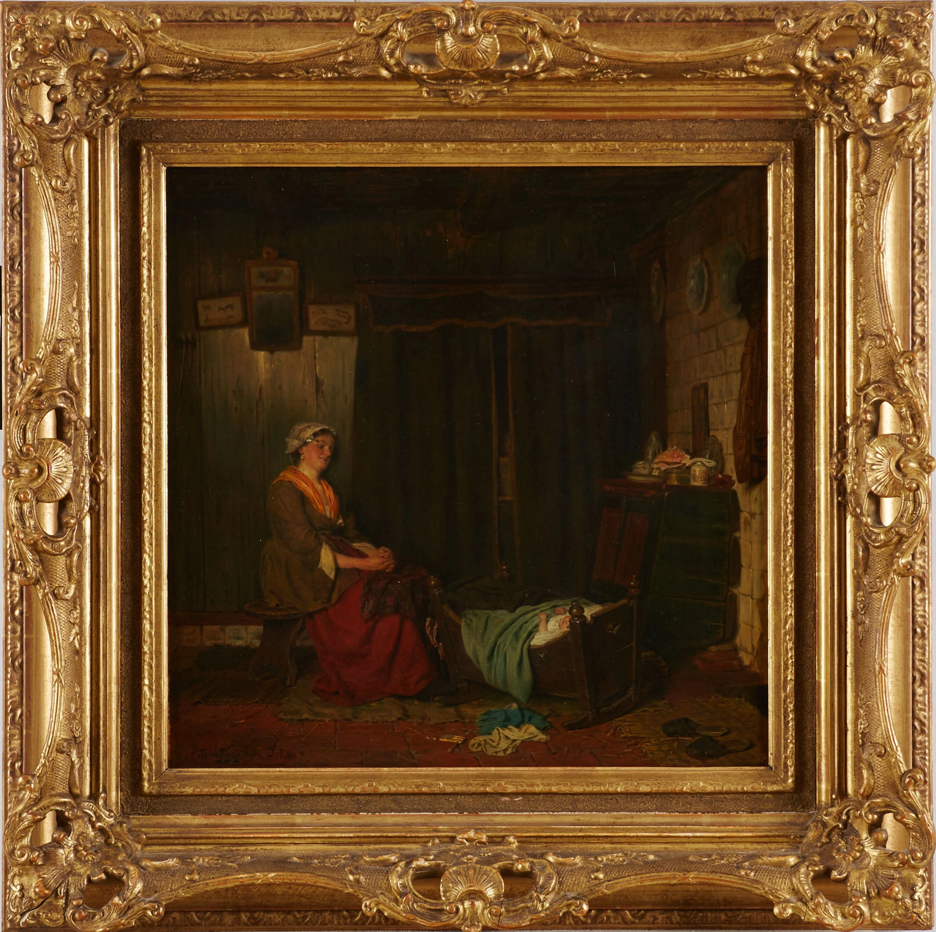 Ferdinan Fagerlin oljemåljning