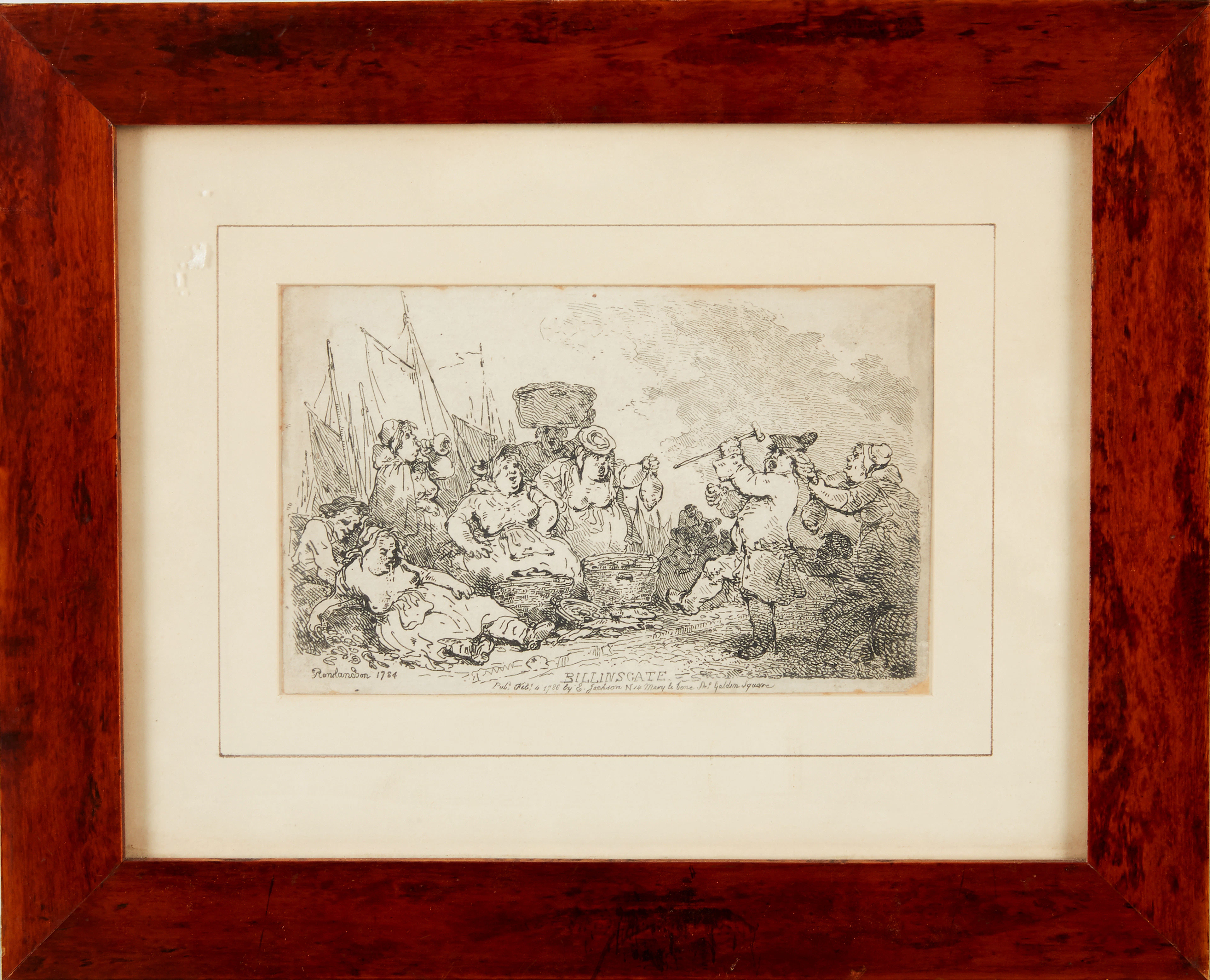 Rowlandson A sketch from Nature 1784 2 plates
