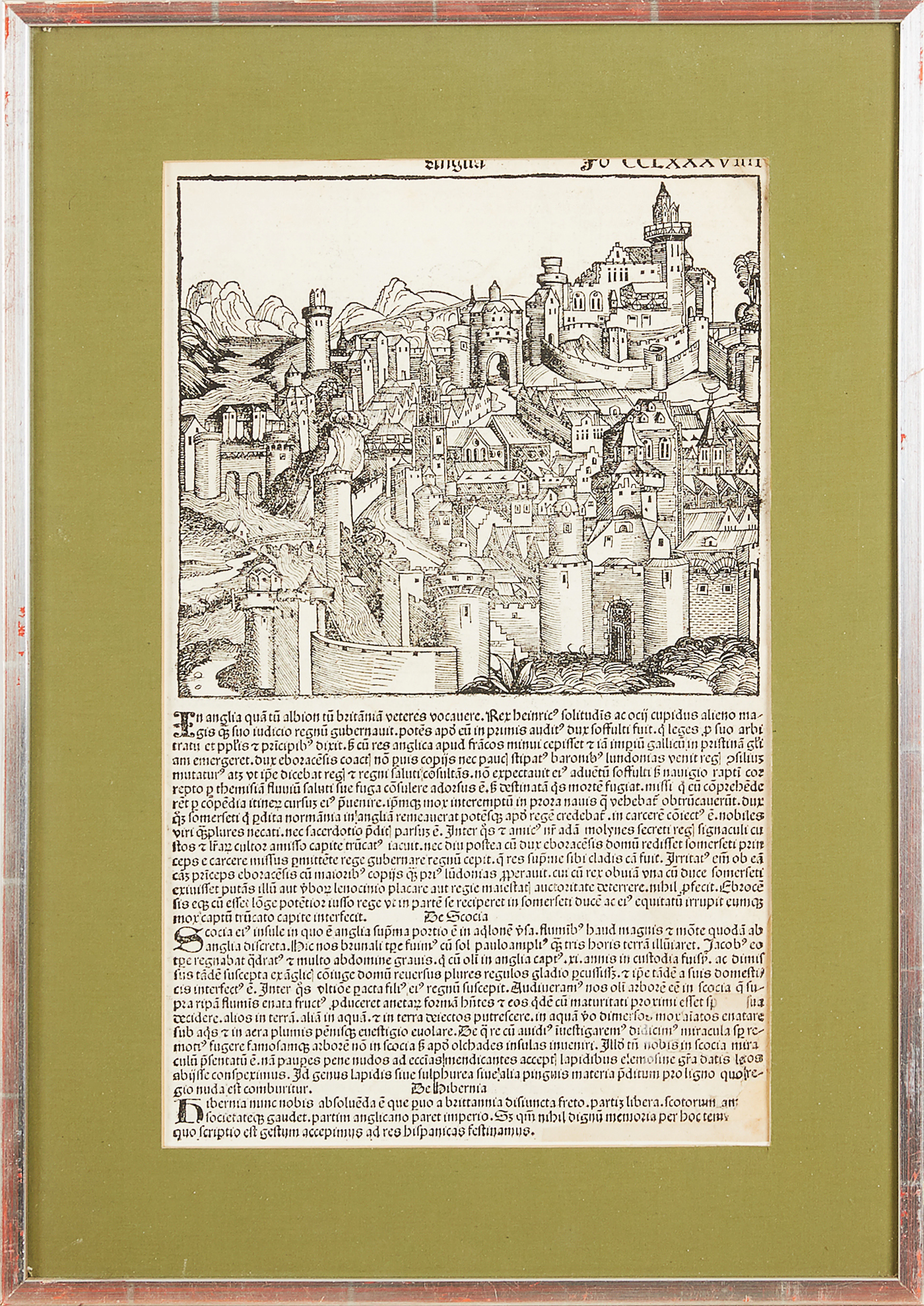 Blad ur Schedel Anglia 1493