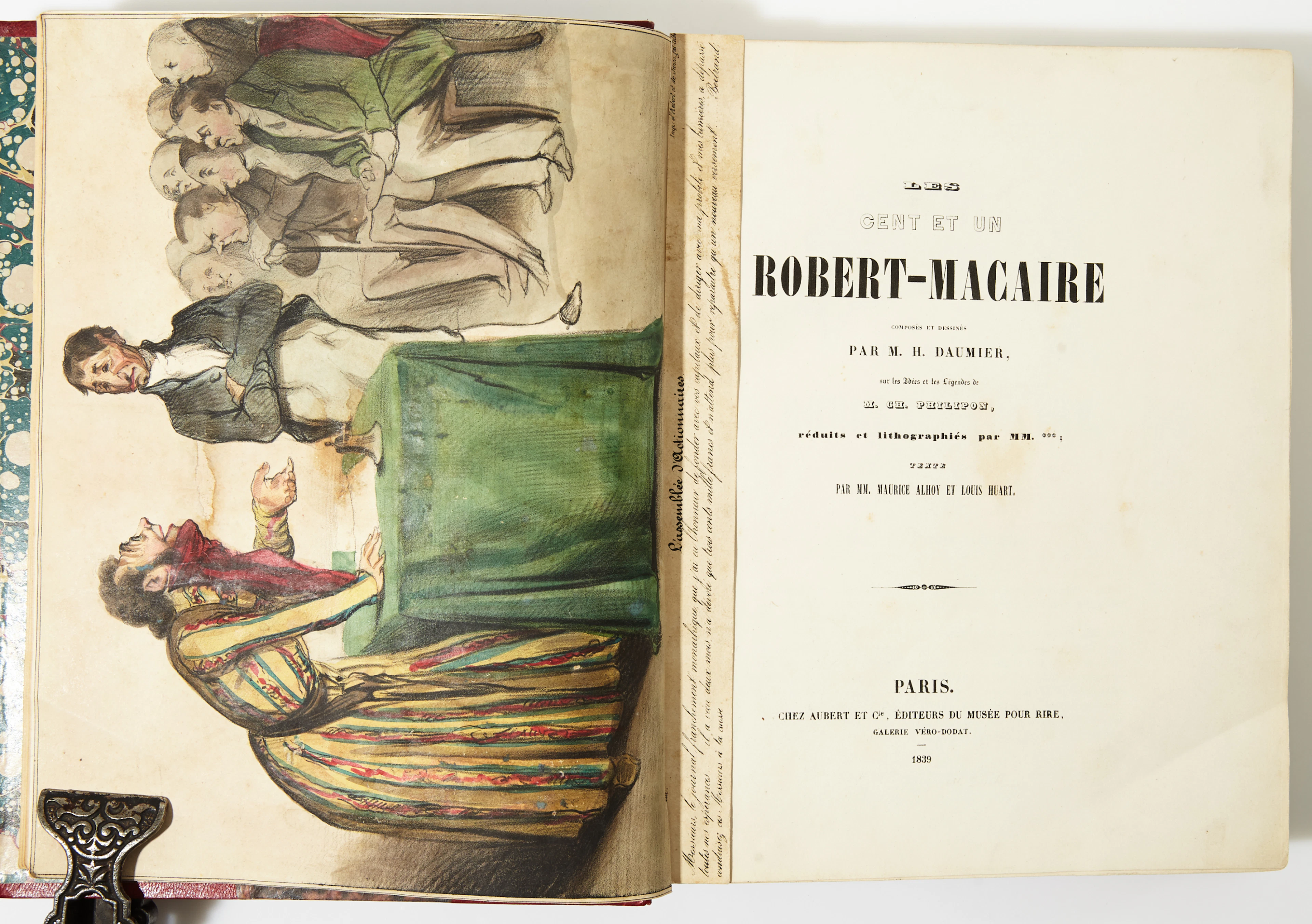 Daumier's Robert-Macaire 1839.